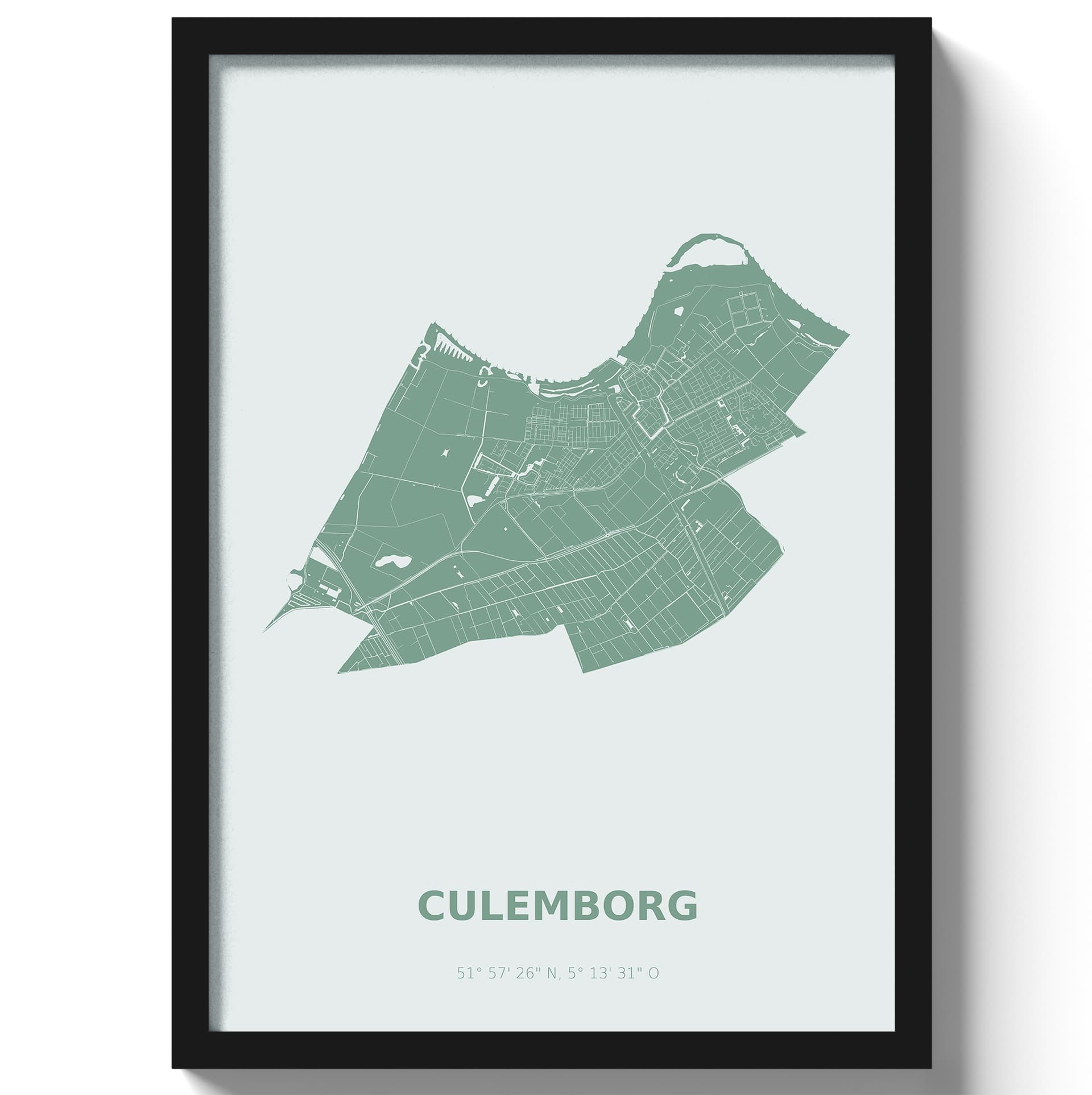 Poster Culemborg - Groen