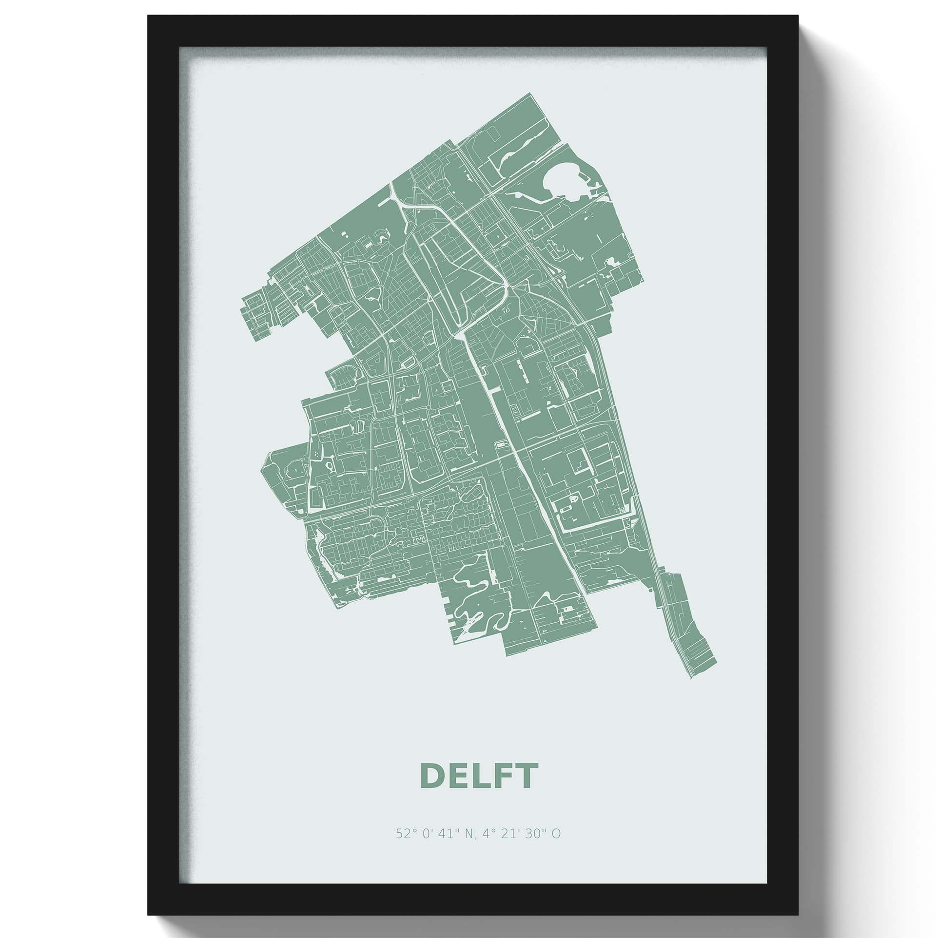 Poster Delft - Groen