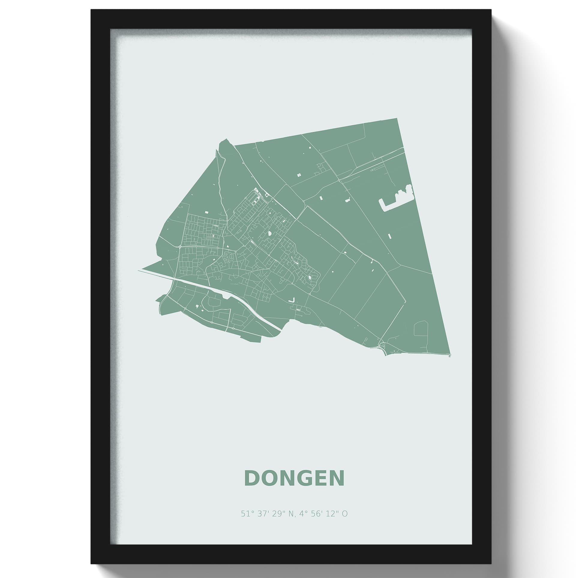 Poster Dongen - Groen