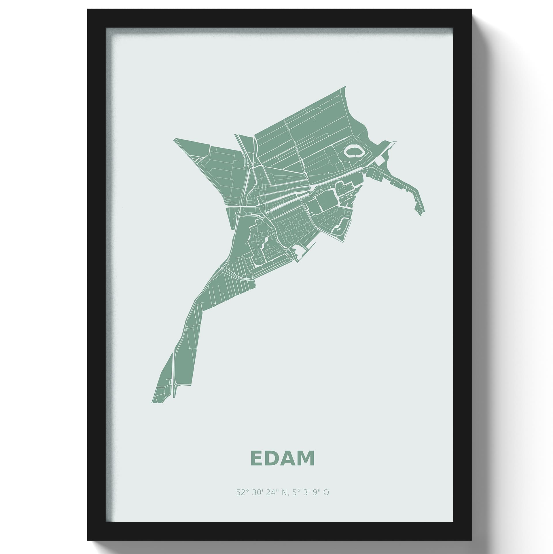 Poster Edam - Groen