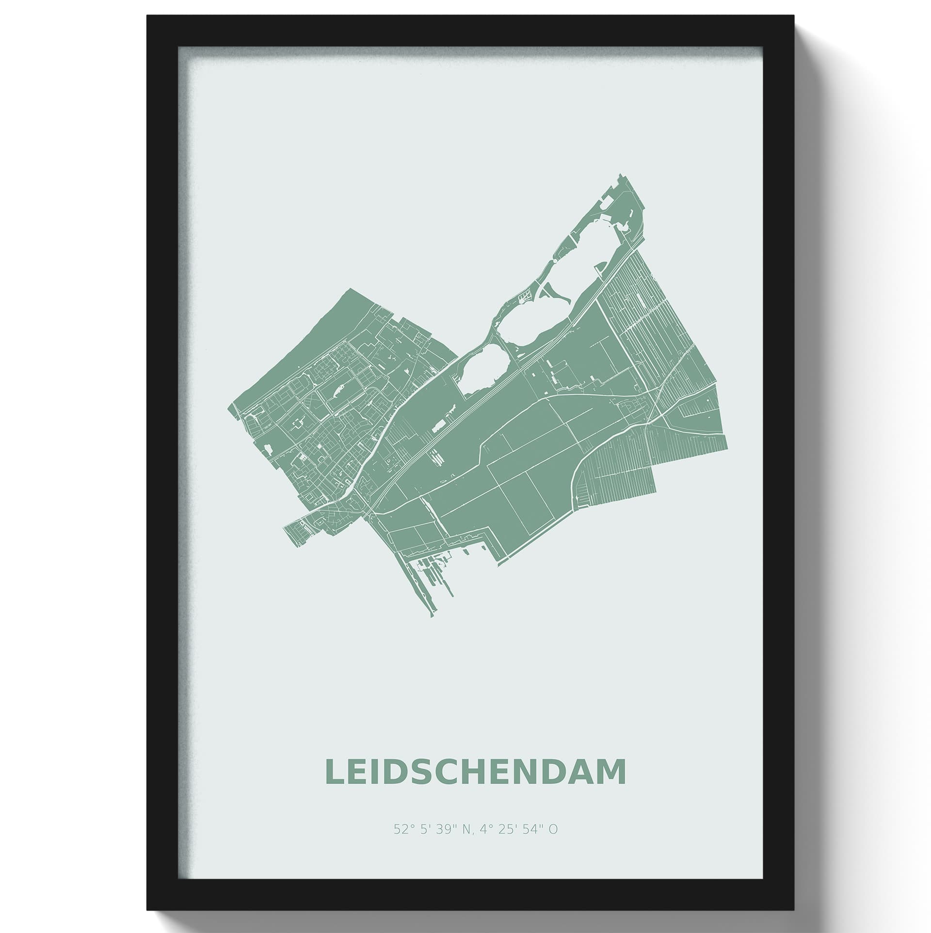 Poster Leidschendam - Groen