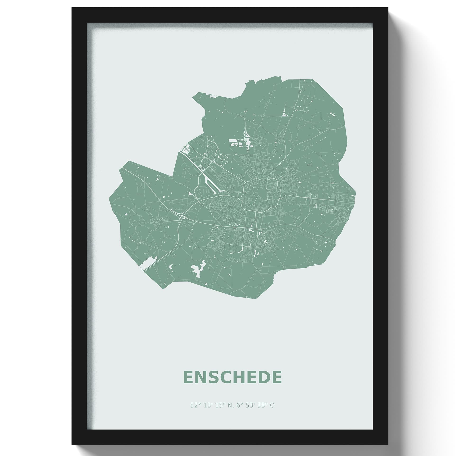 Poster Enschede - Groen