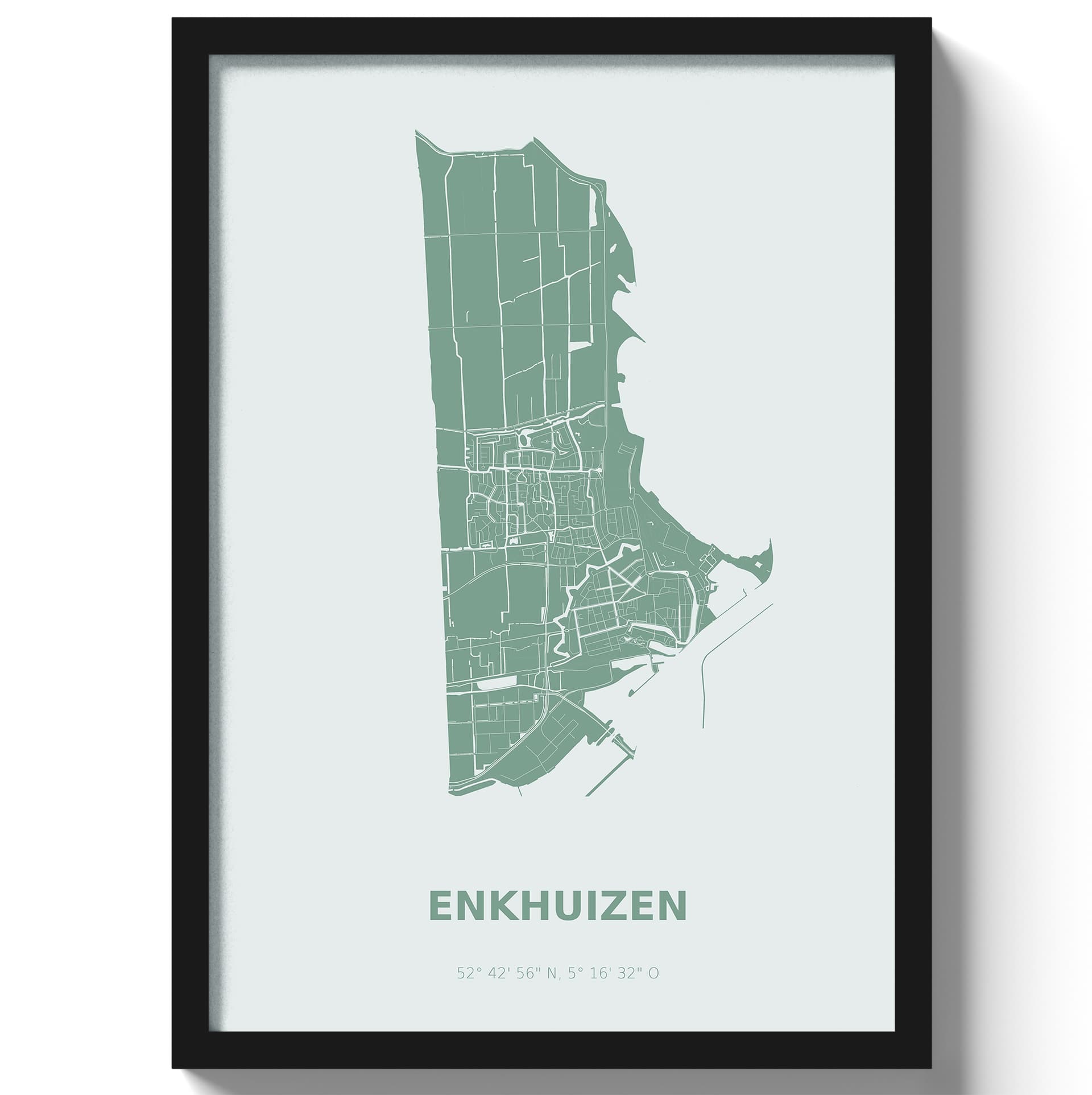 Poster Enkhuizen - Groen