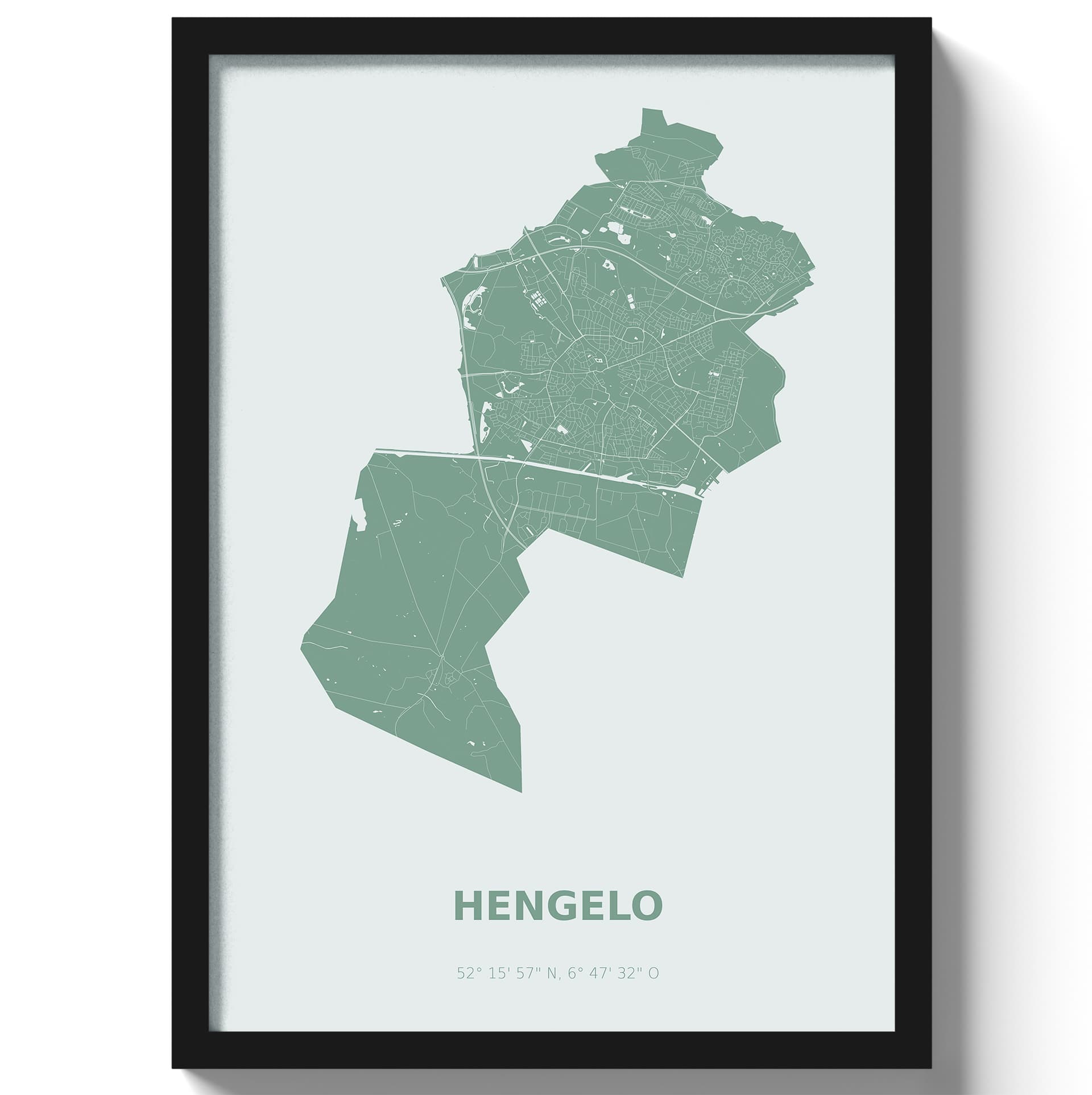 Poster Hengelo - Groen