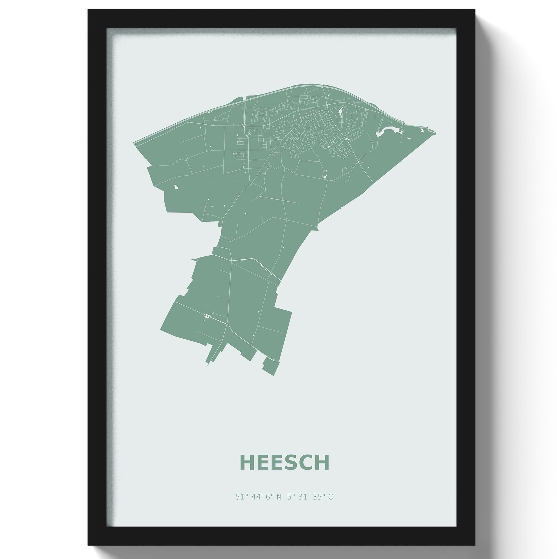 Poster Heesch - Groen