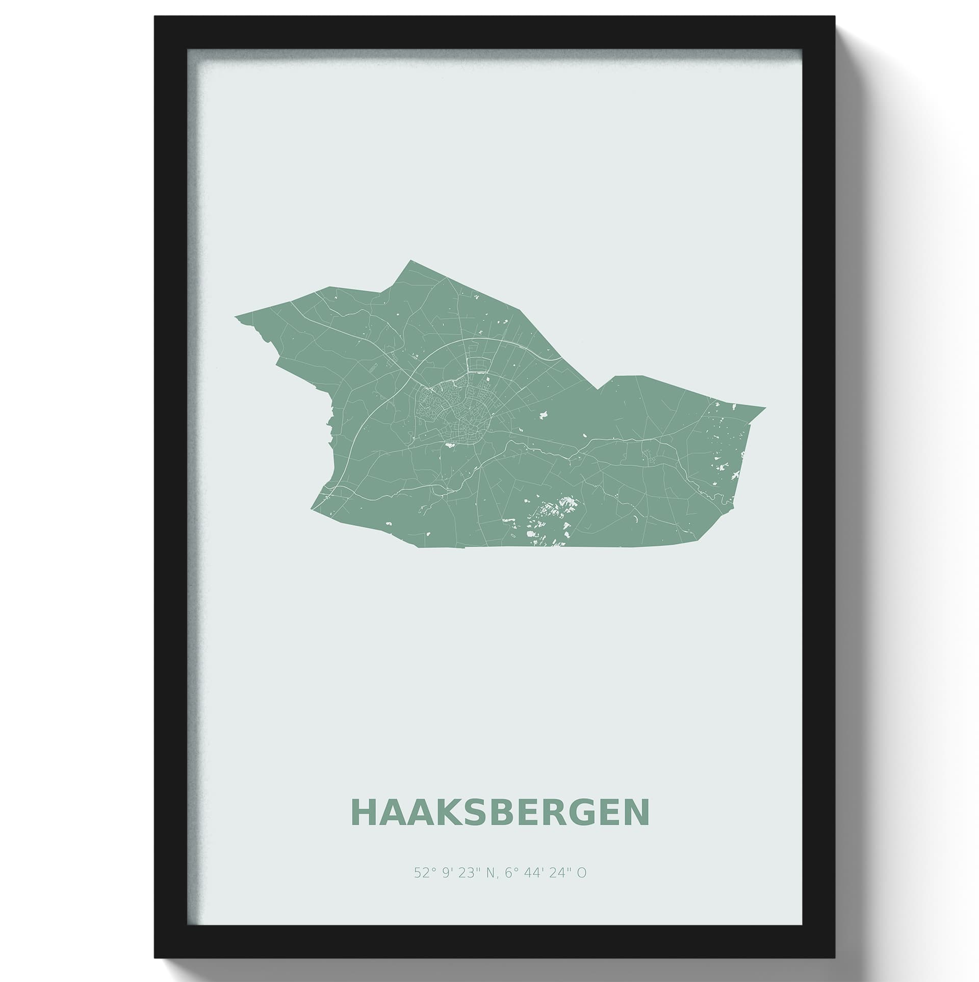 Poster Haaksbergen - Groen