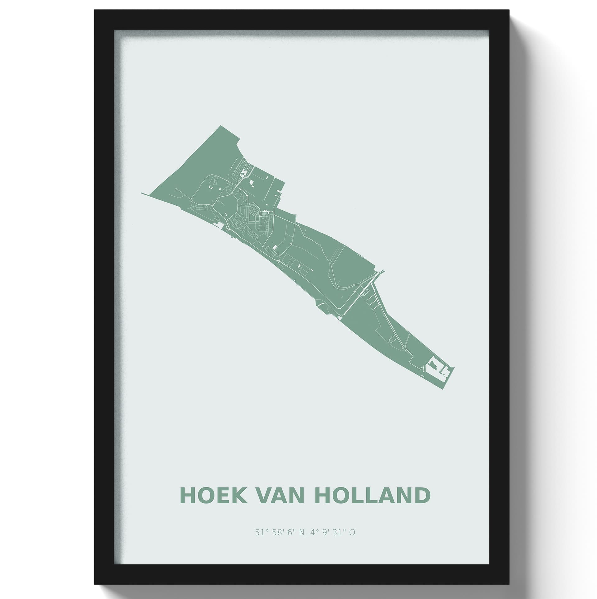 Poster Hoek van Holland - Groen