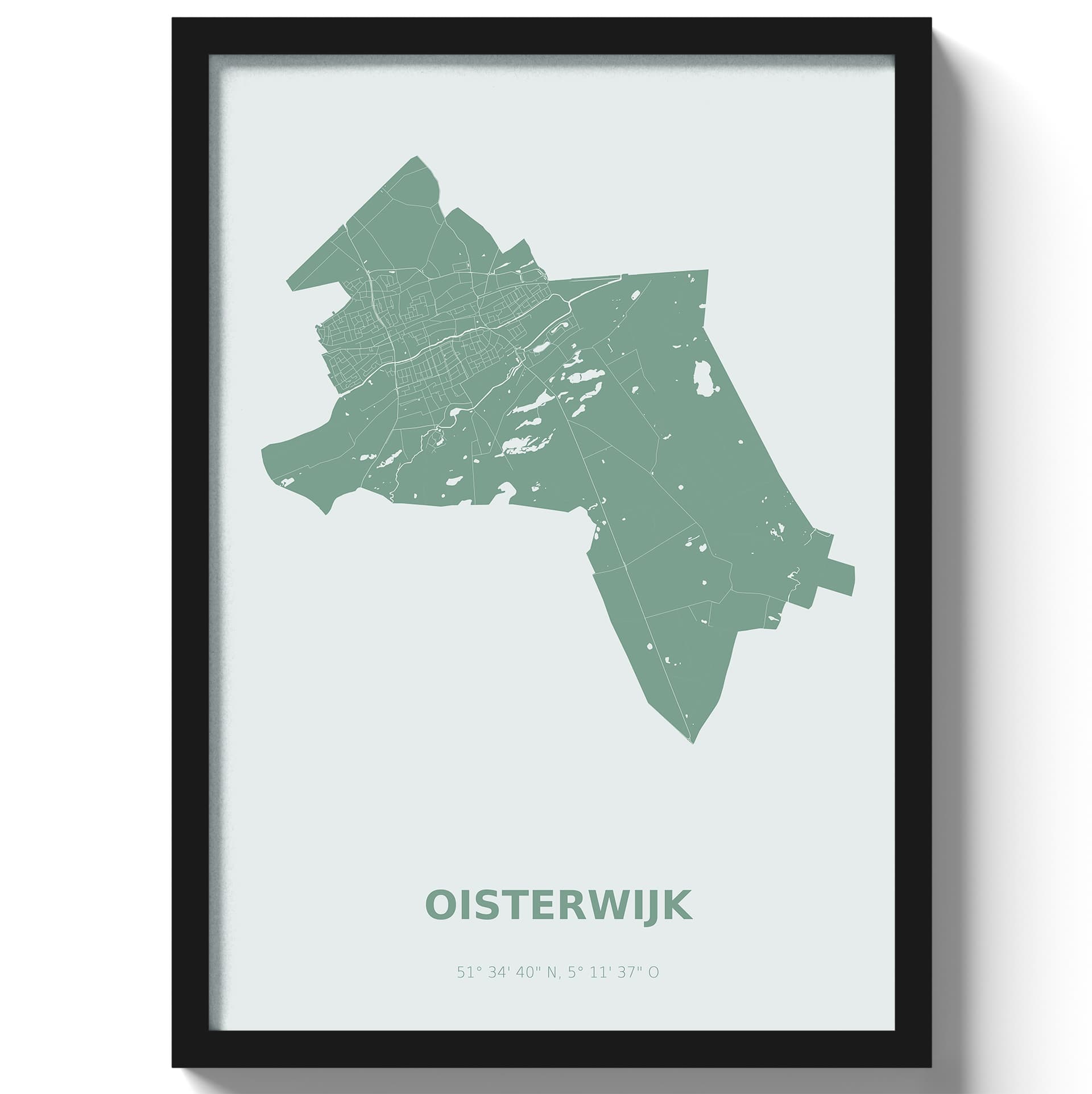 Poster Oisterwijk - Groen