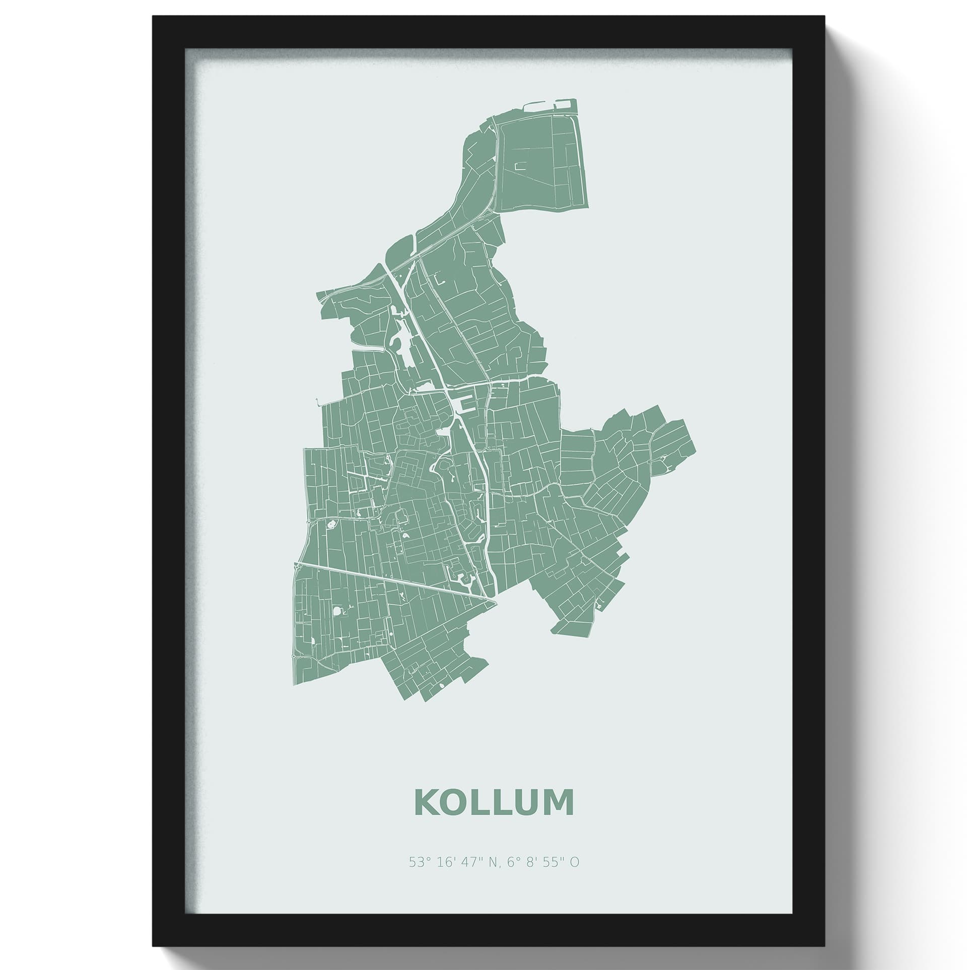 Poster Kollum - Groen