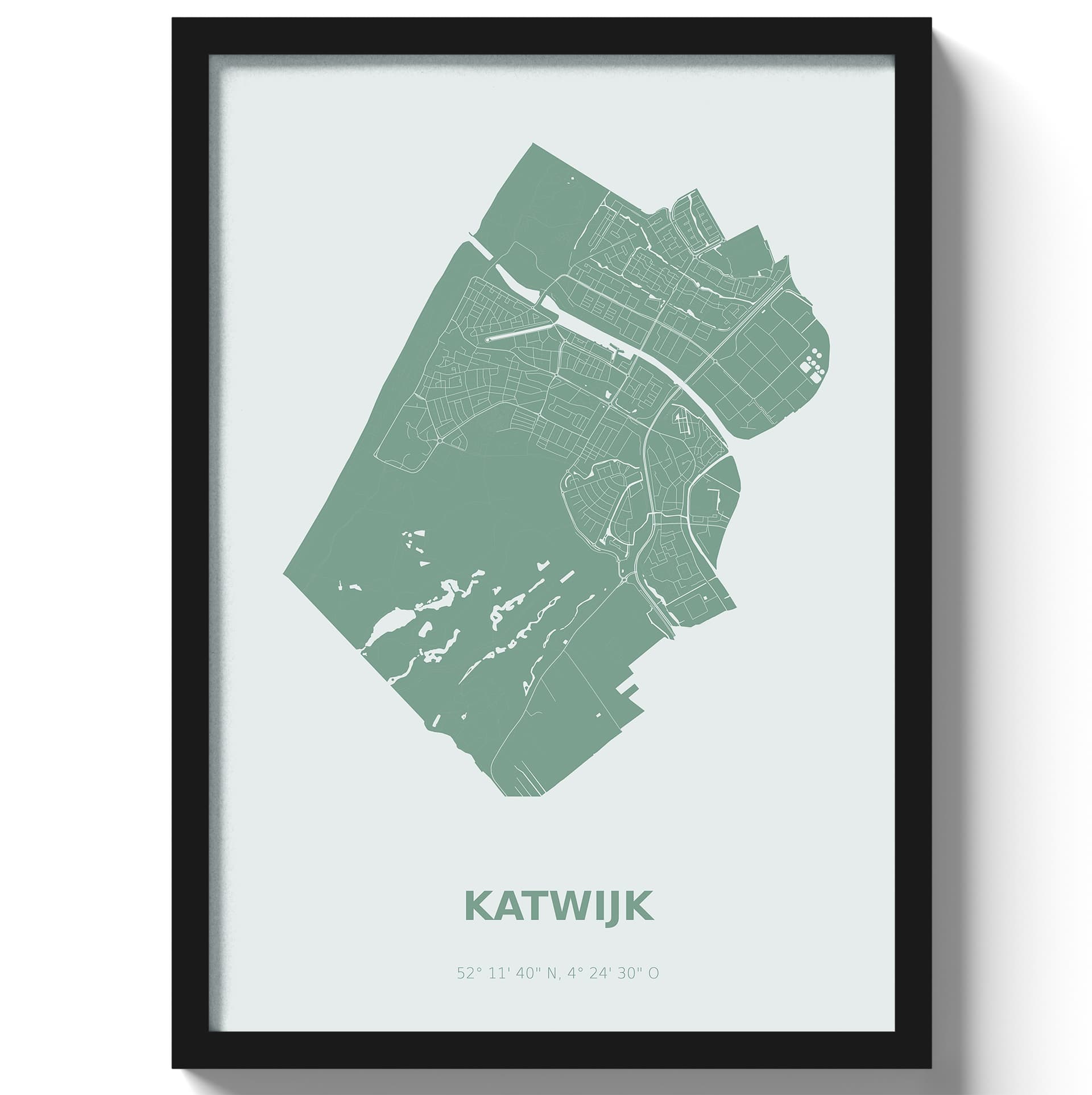 Poster Katwijk - Groen