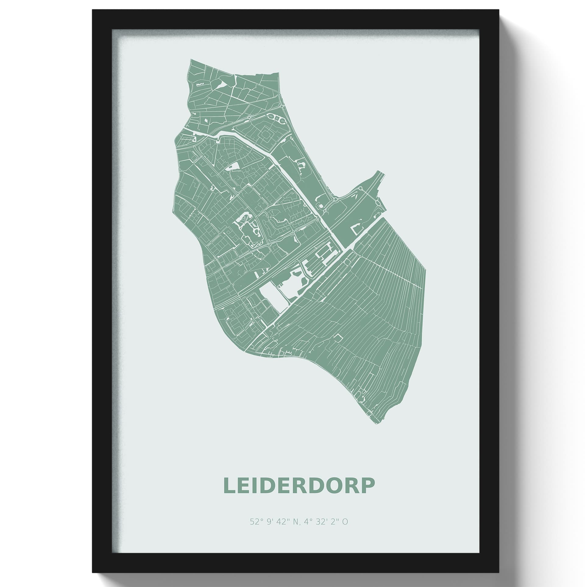Poster Leiderdorp - Groen