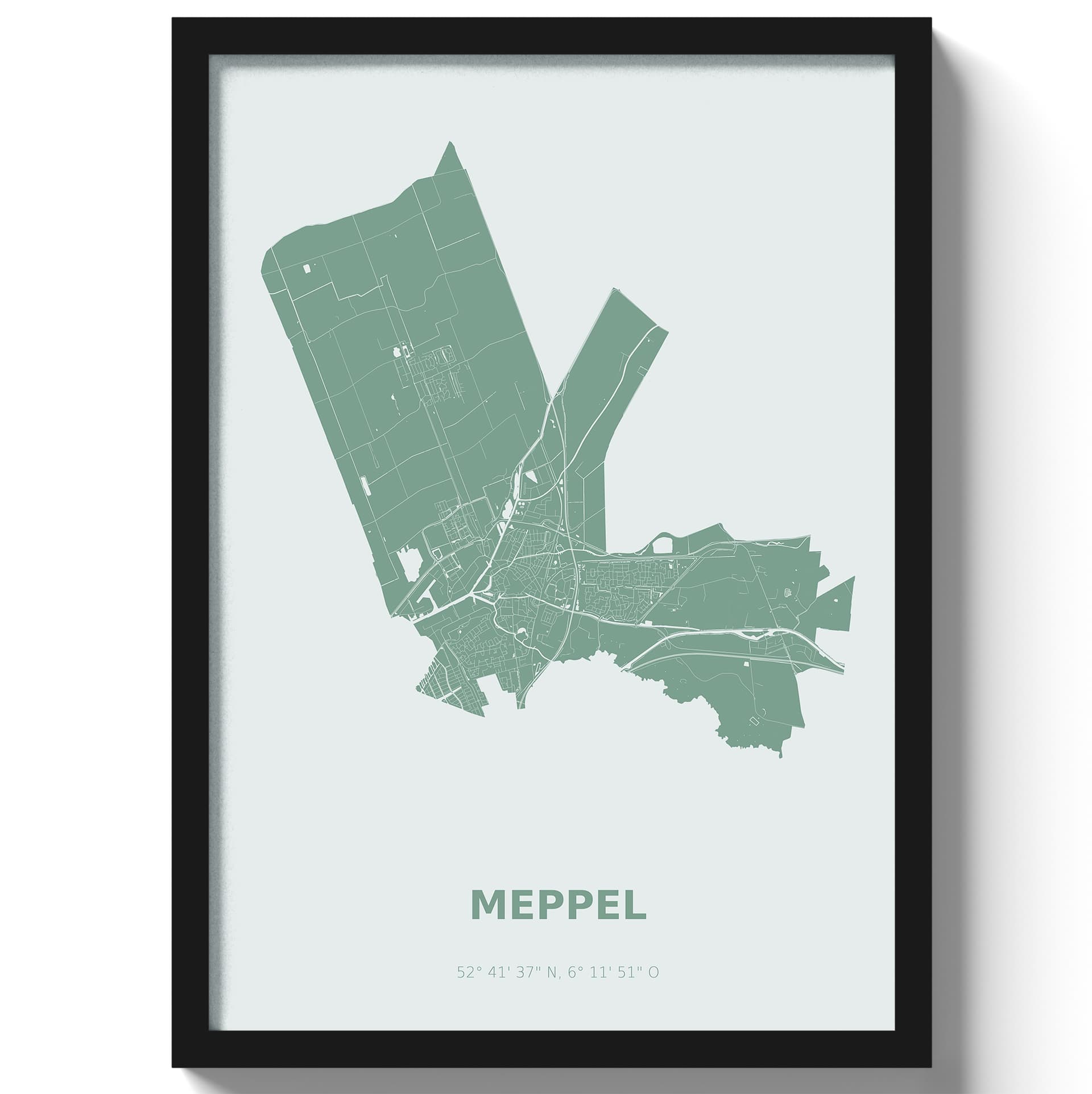 Poster Meppel - Groen