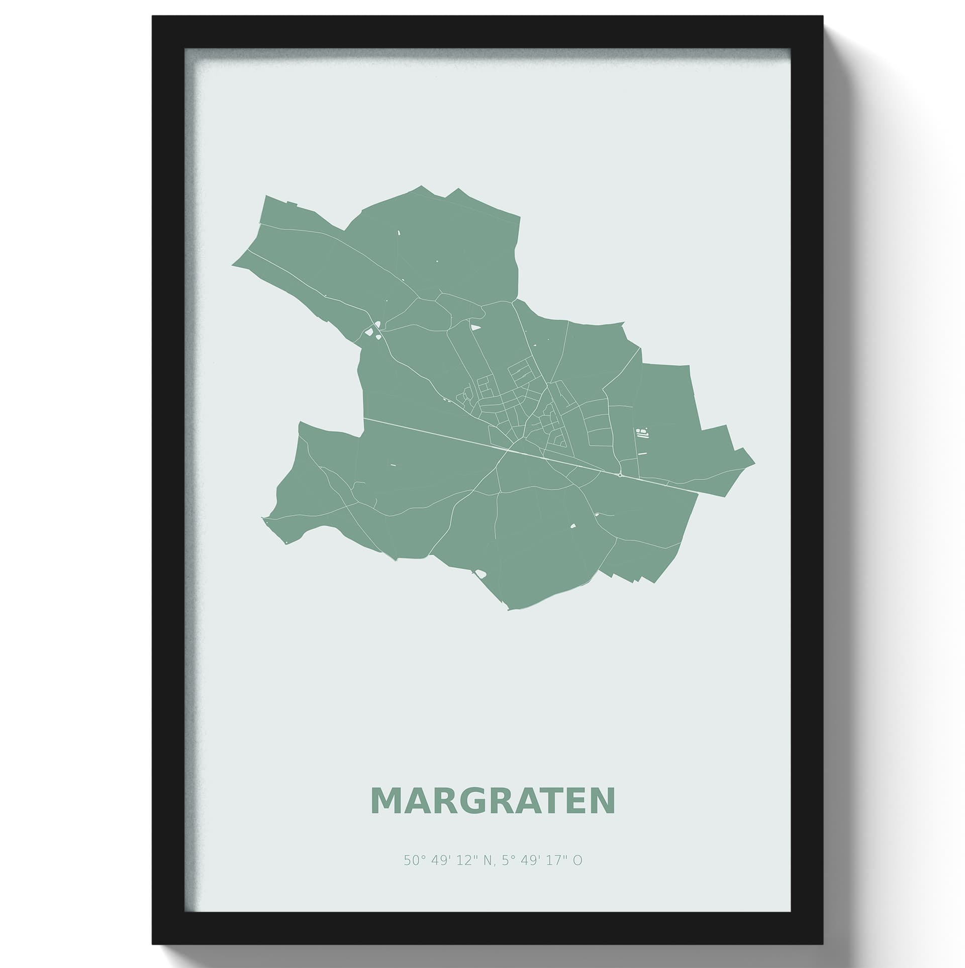 Poster Margraten - Groen