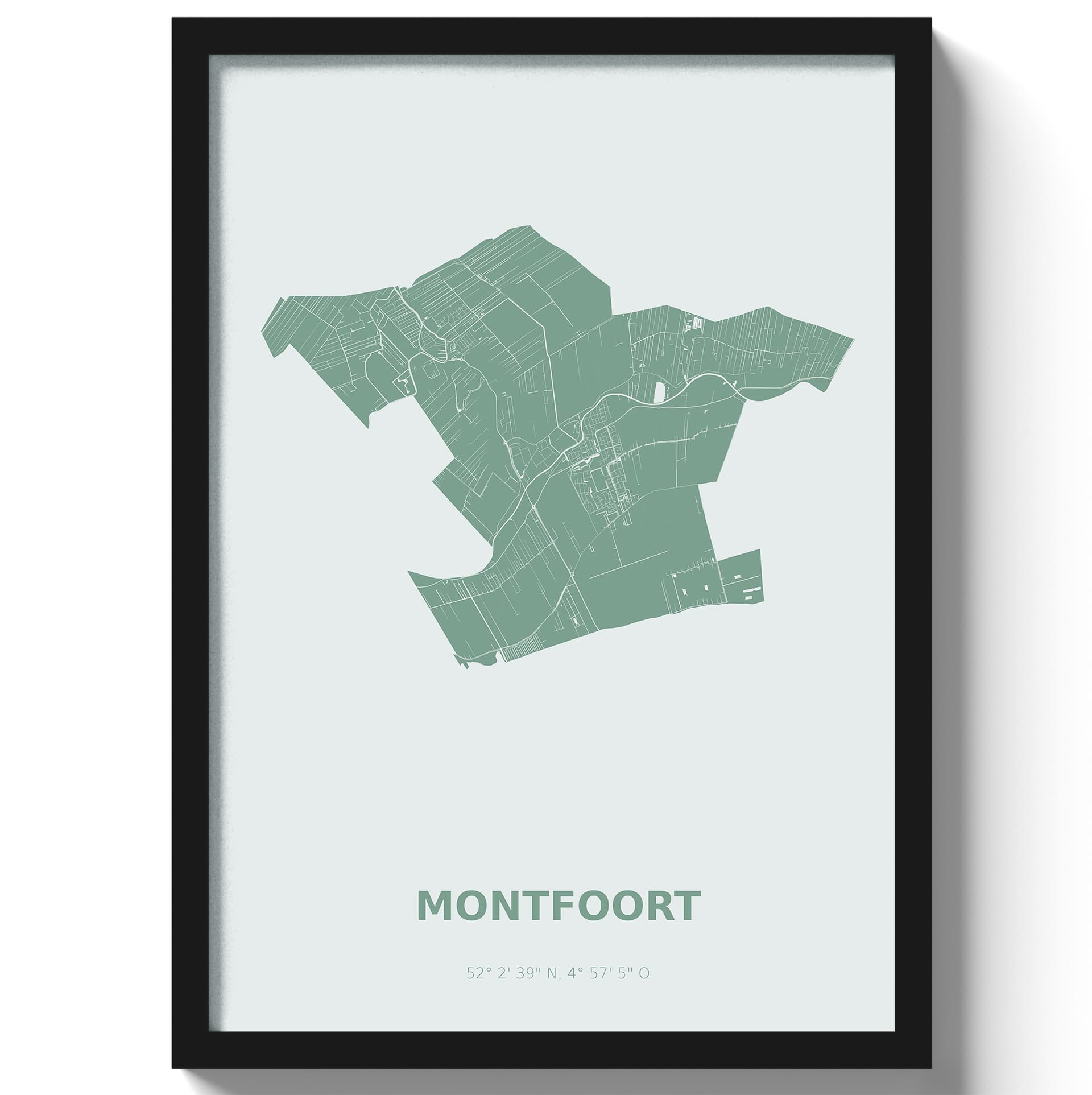 Poster Montfoort - Groen