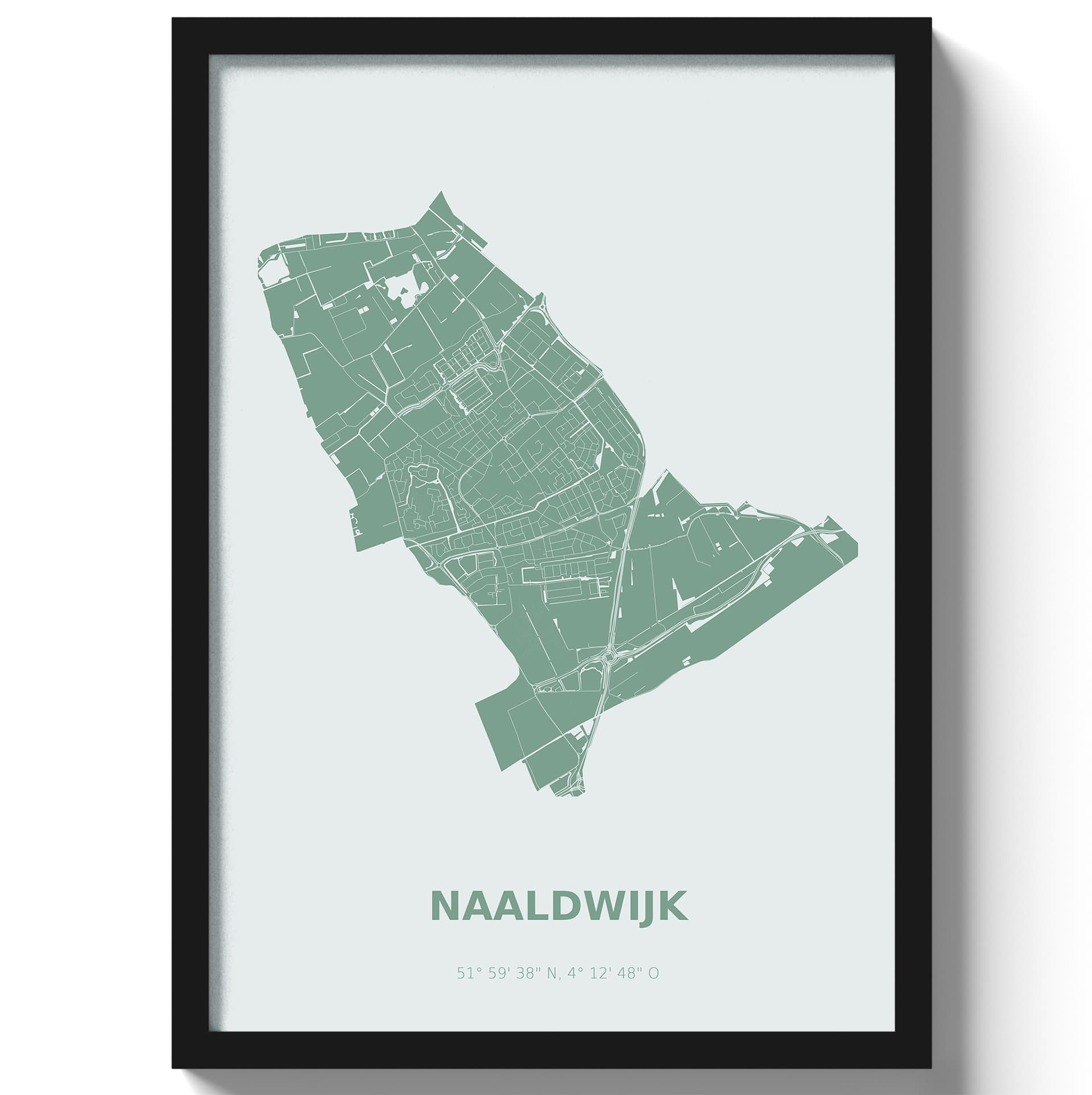 Poster Naaldwijk - Groen