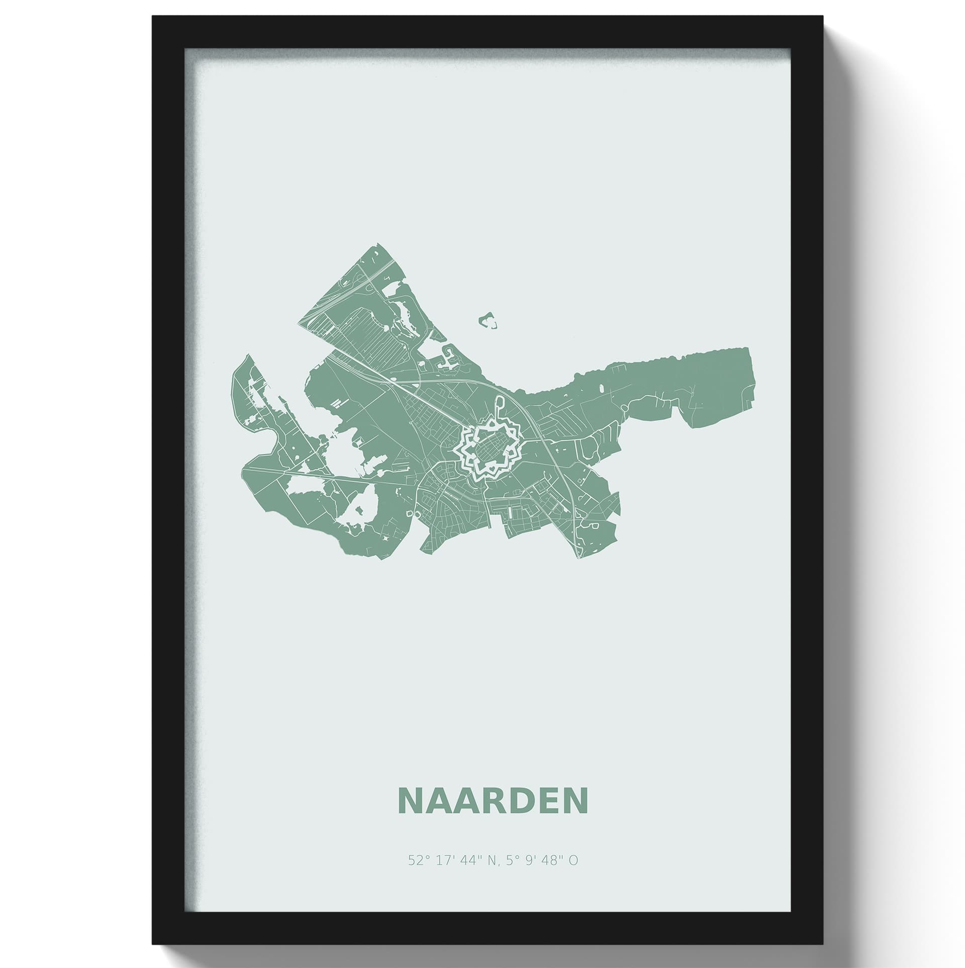 Poster Naarden - Groen