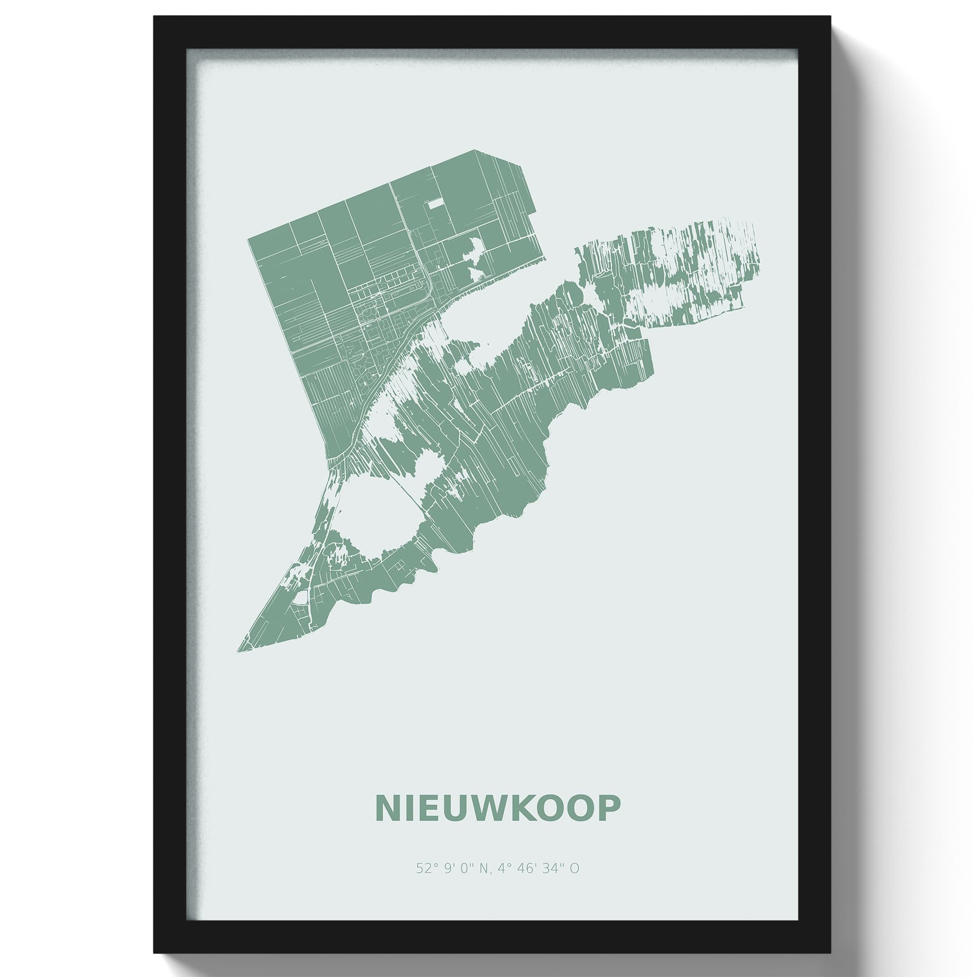 Poster Nieuwkoop - Groen