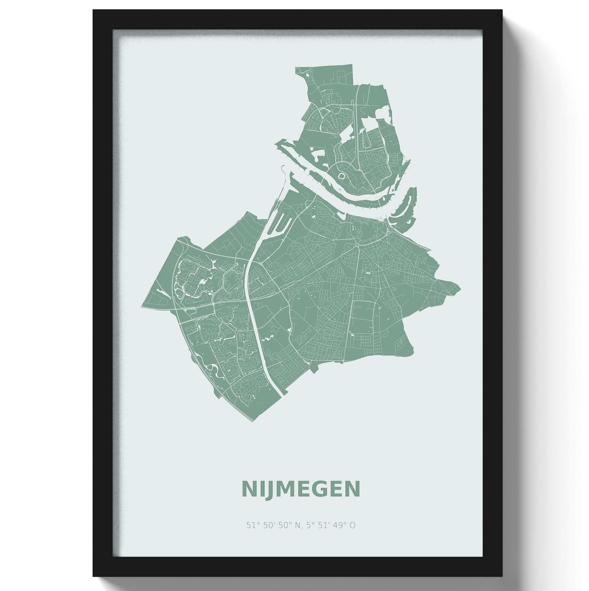Poster Nijmegen - Groen