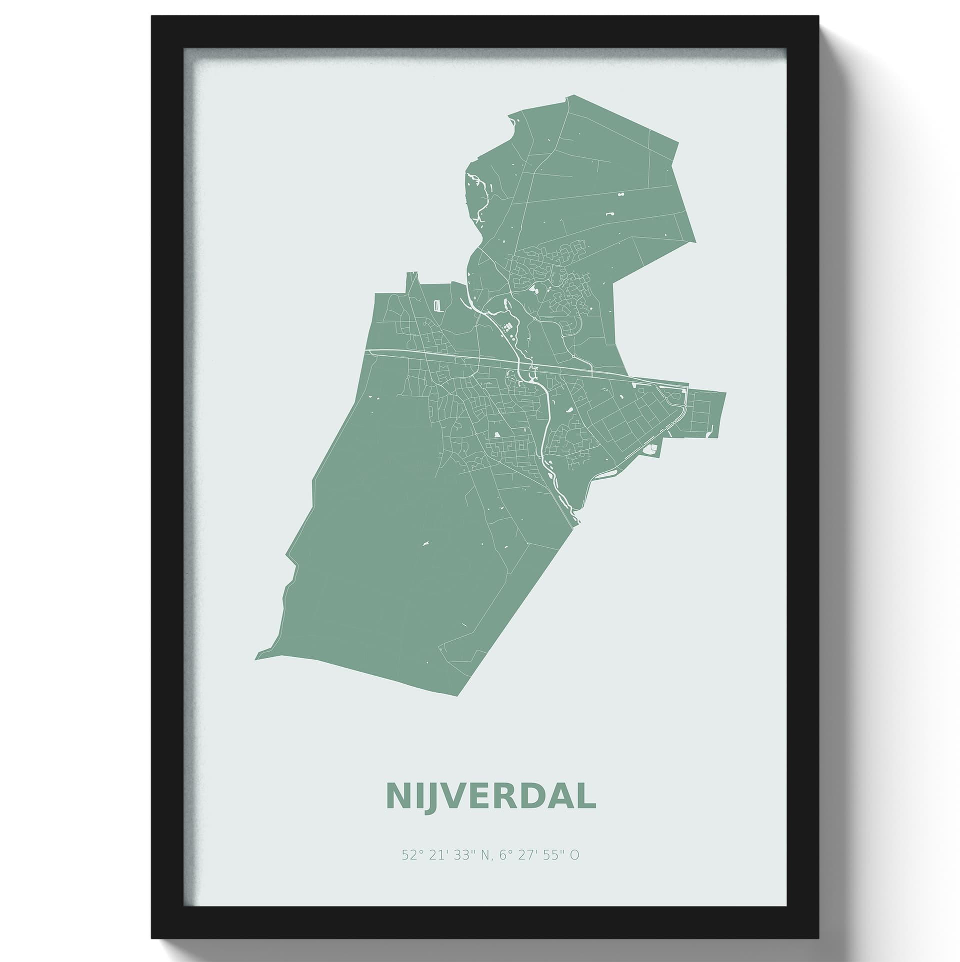 Poster Nijverdal - Groen