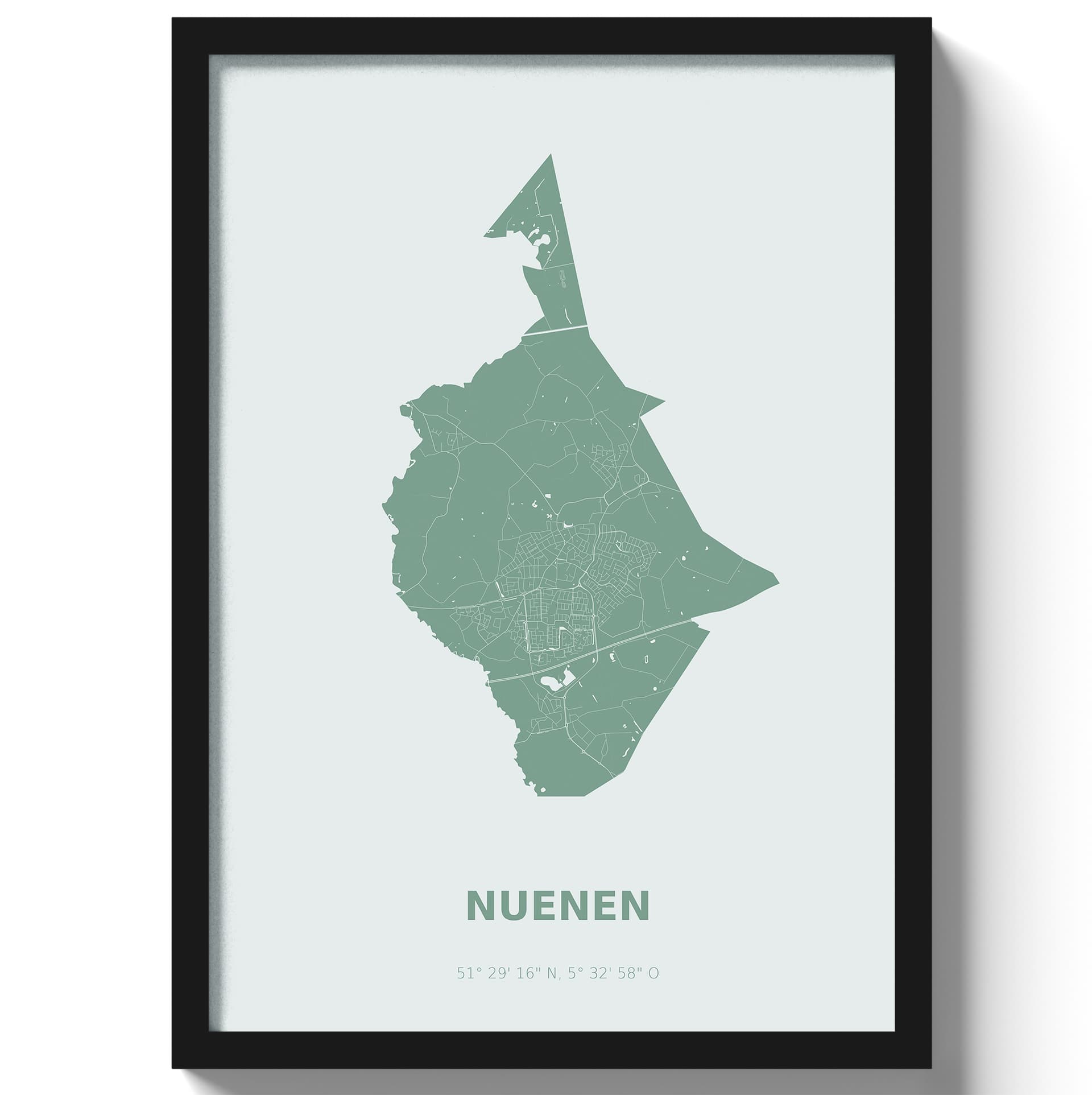 Poster Nuenen - Groen