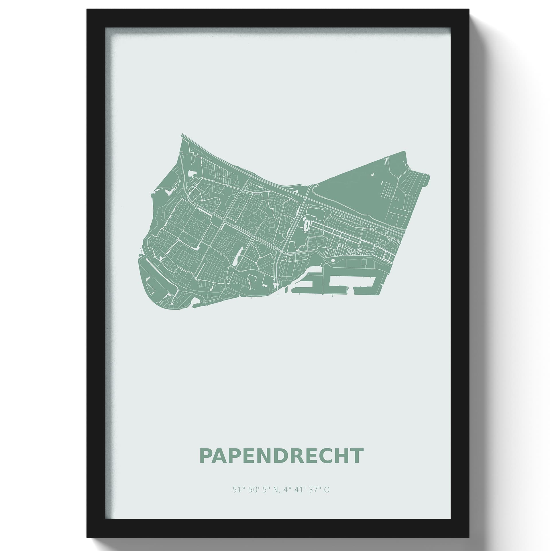 Poster Papendrecht - Groen