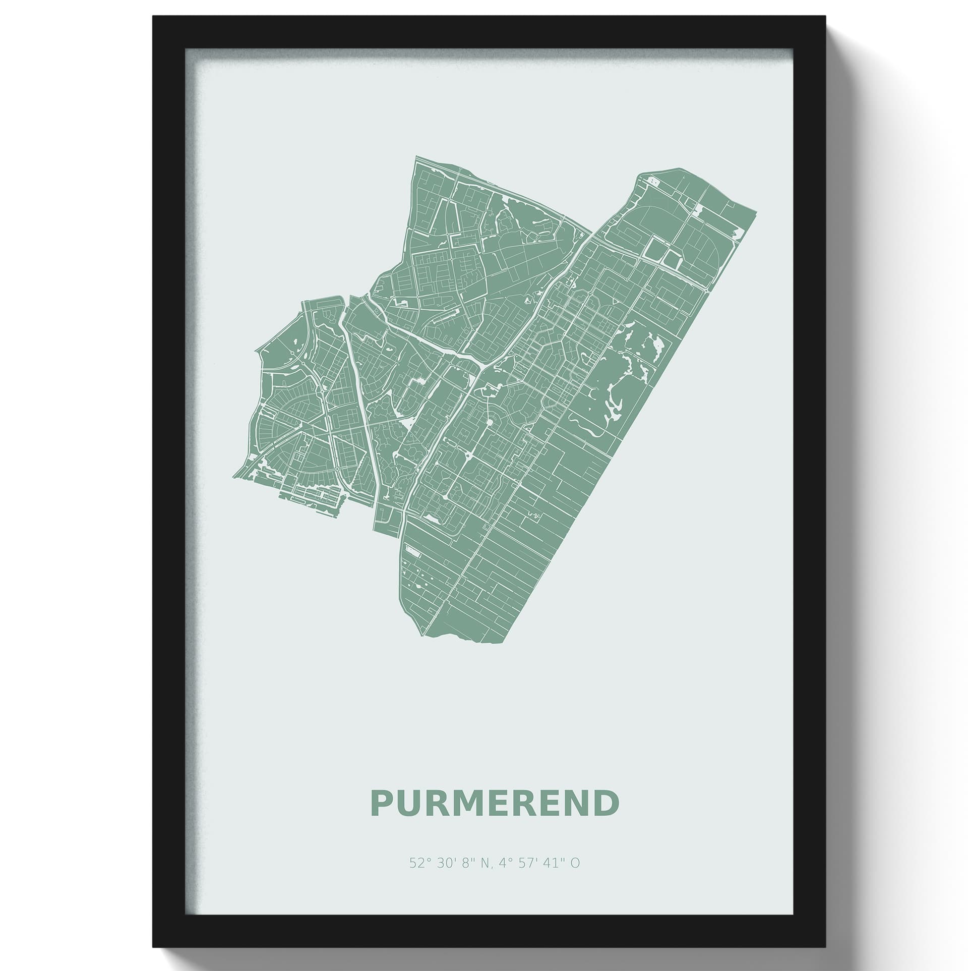 Poster Purmerend - Groen