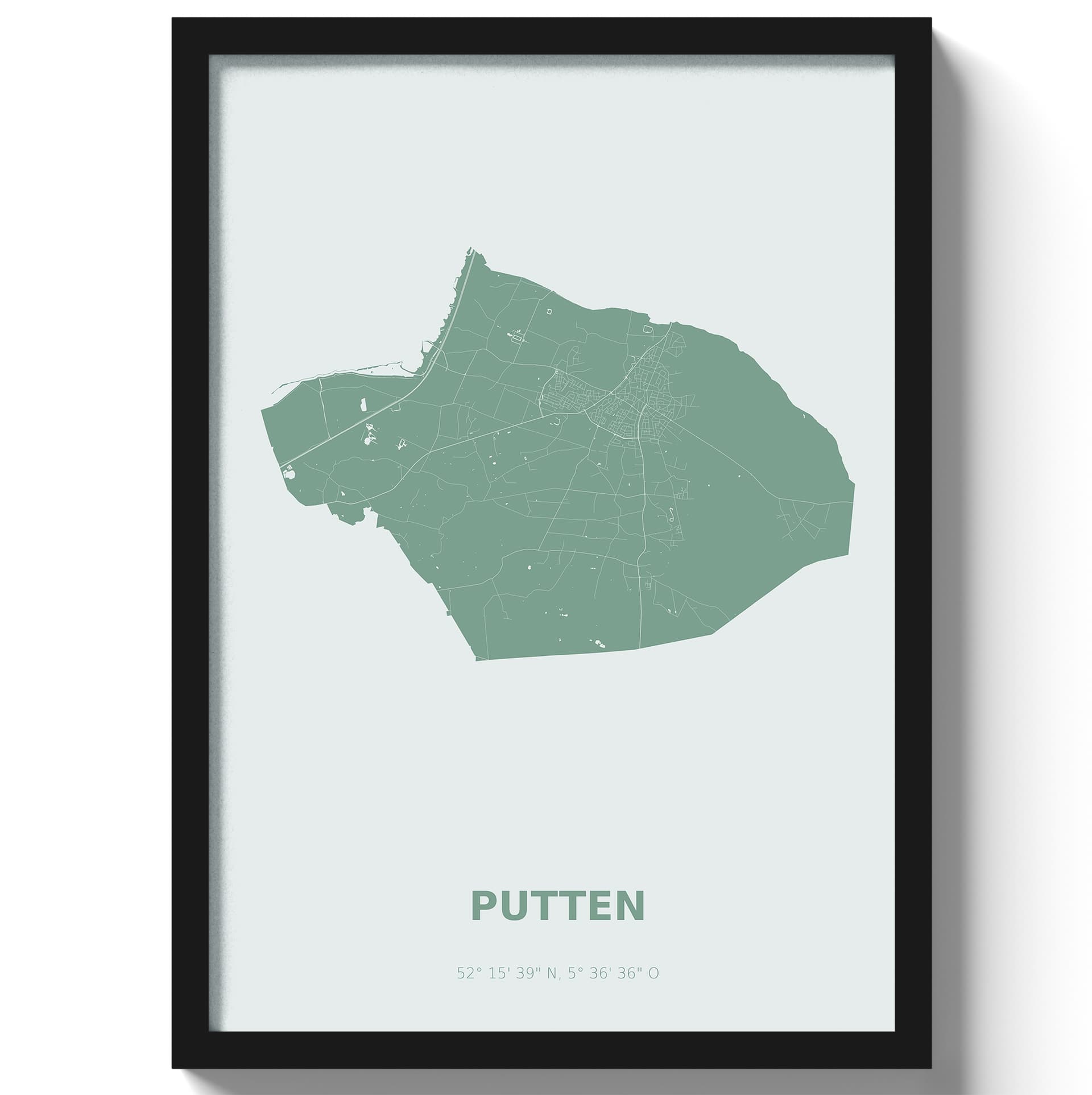Poster Putten - Groen