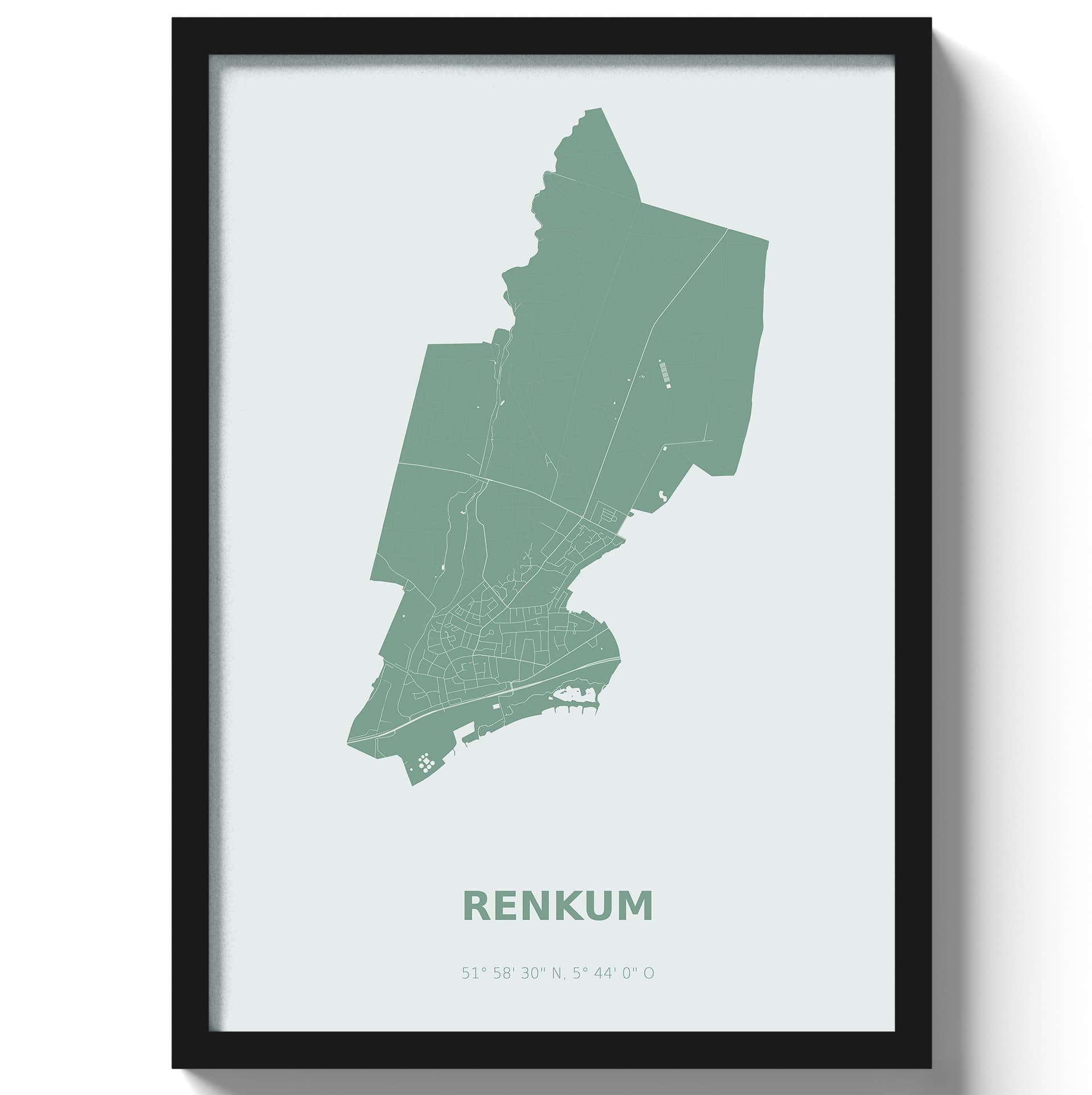 Poster Renkum - Groen