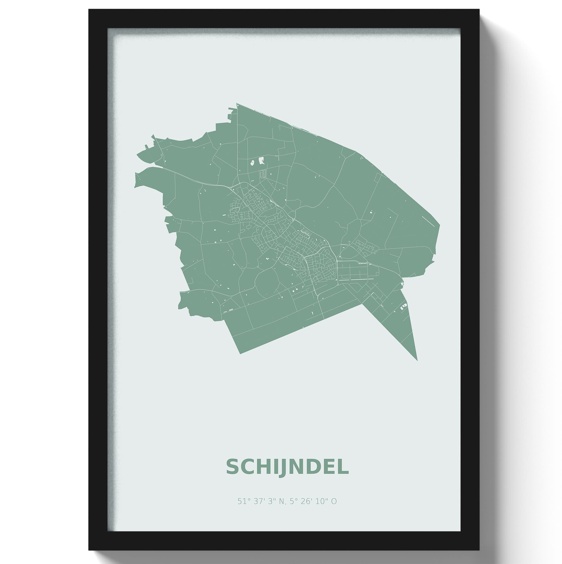 Poster Schijndel - Groen
