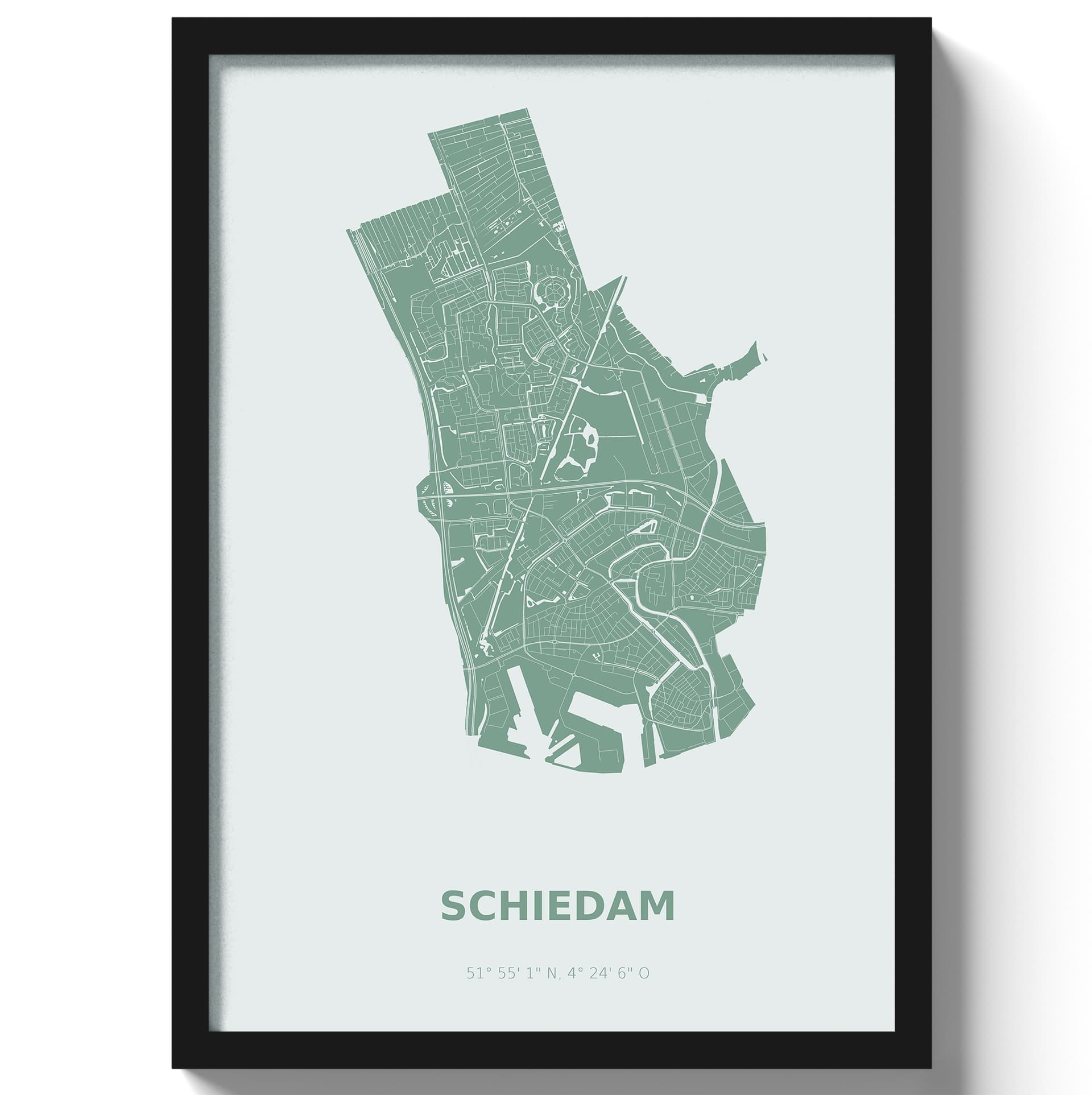 Poster Schiedam - Groen
