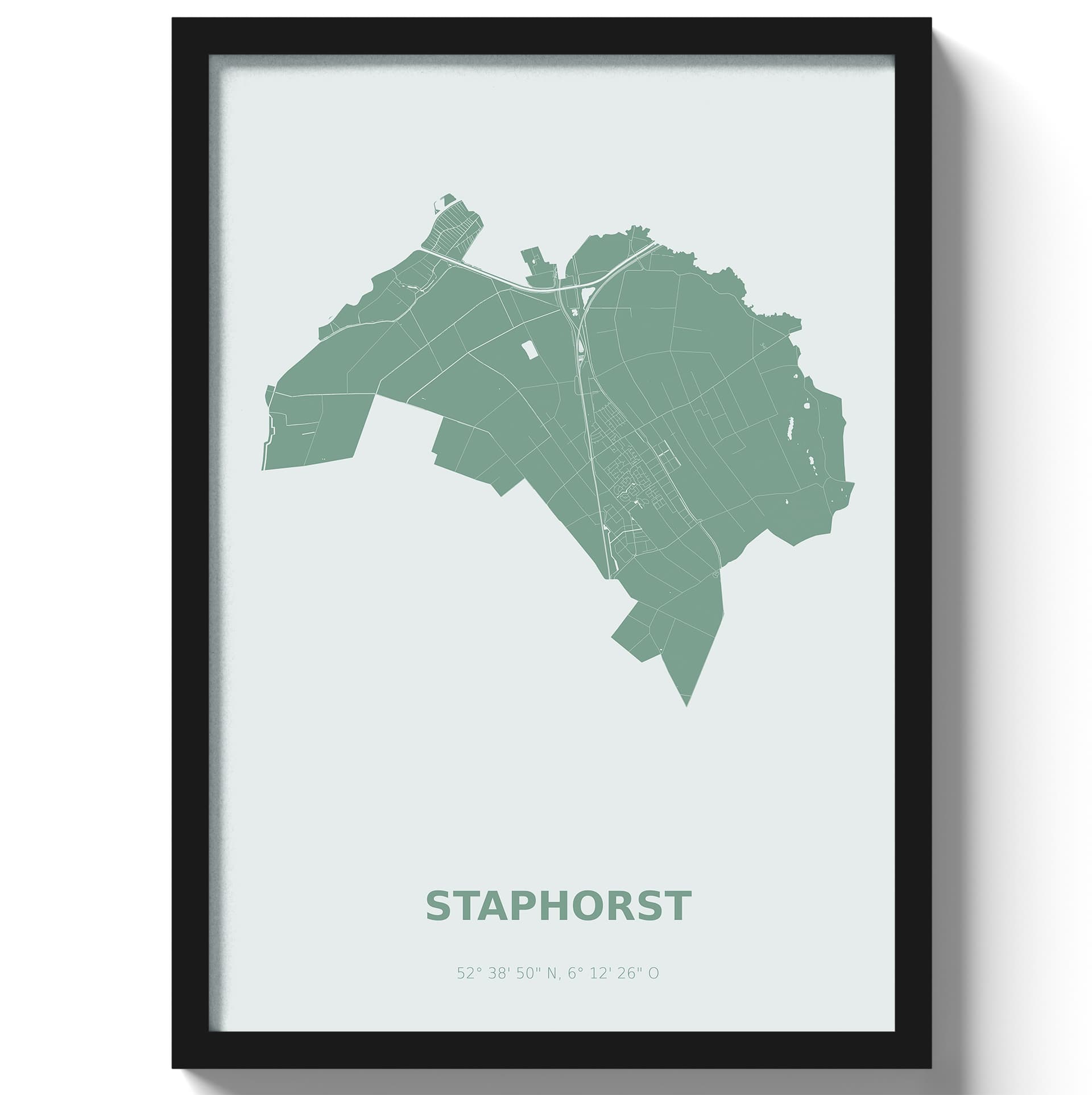 Poster Staphorst - Groen