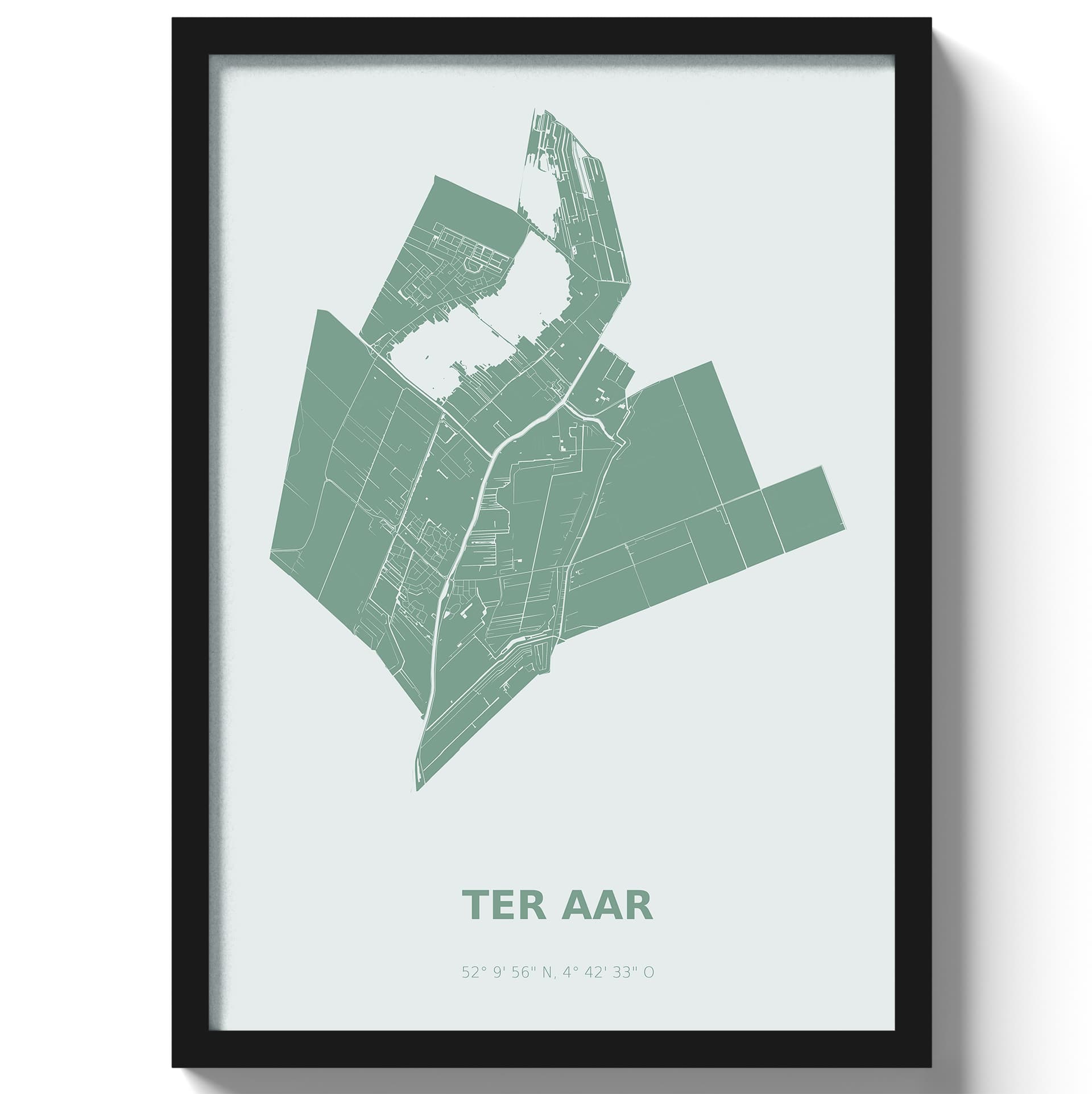 Poster Ter Aar - Groen