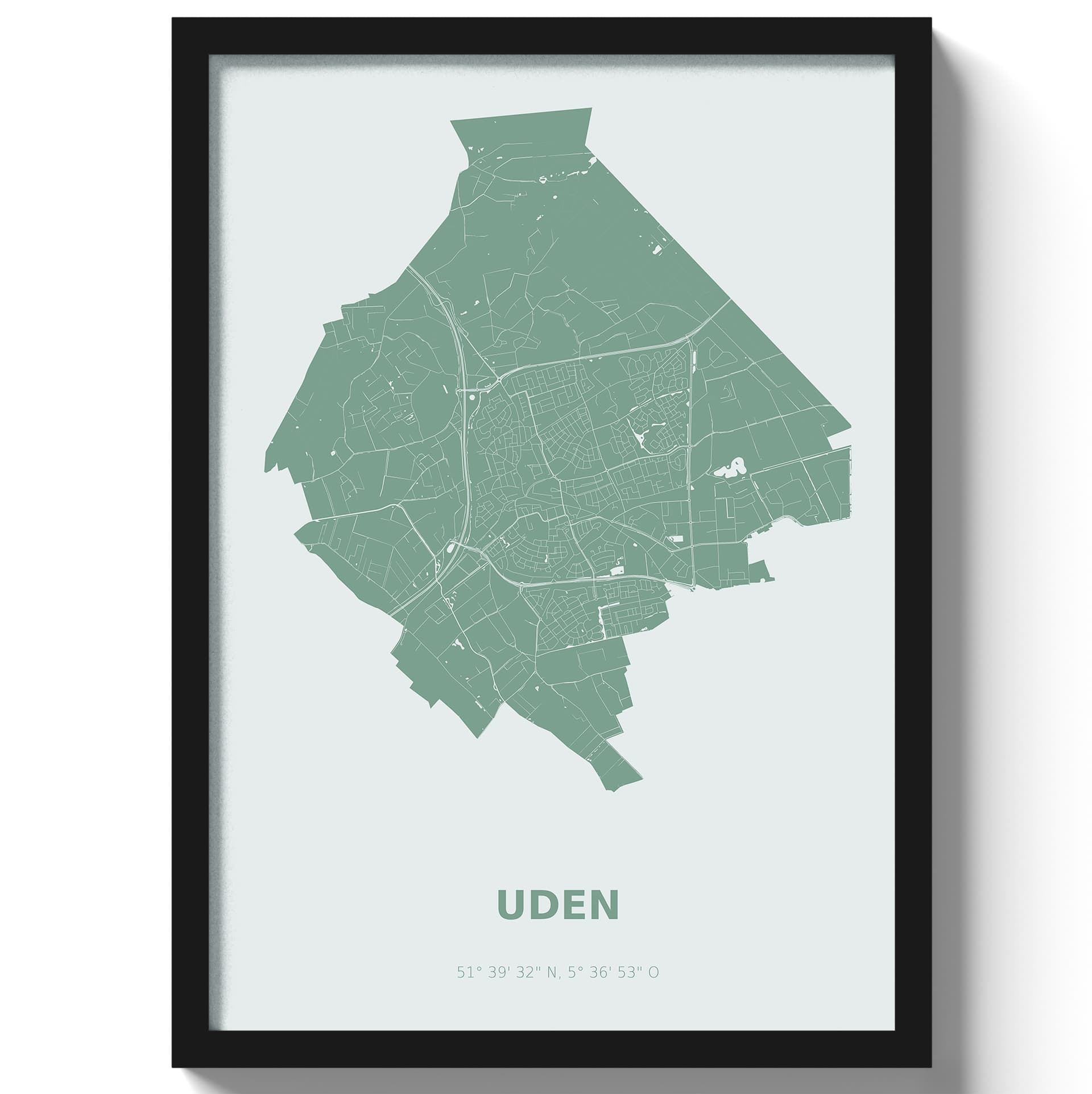 Poster Uden - Groen