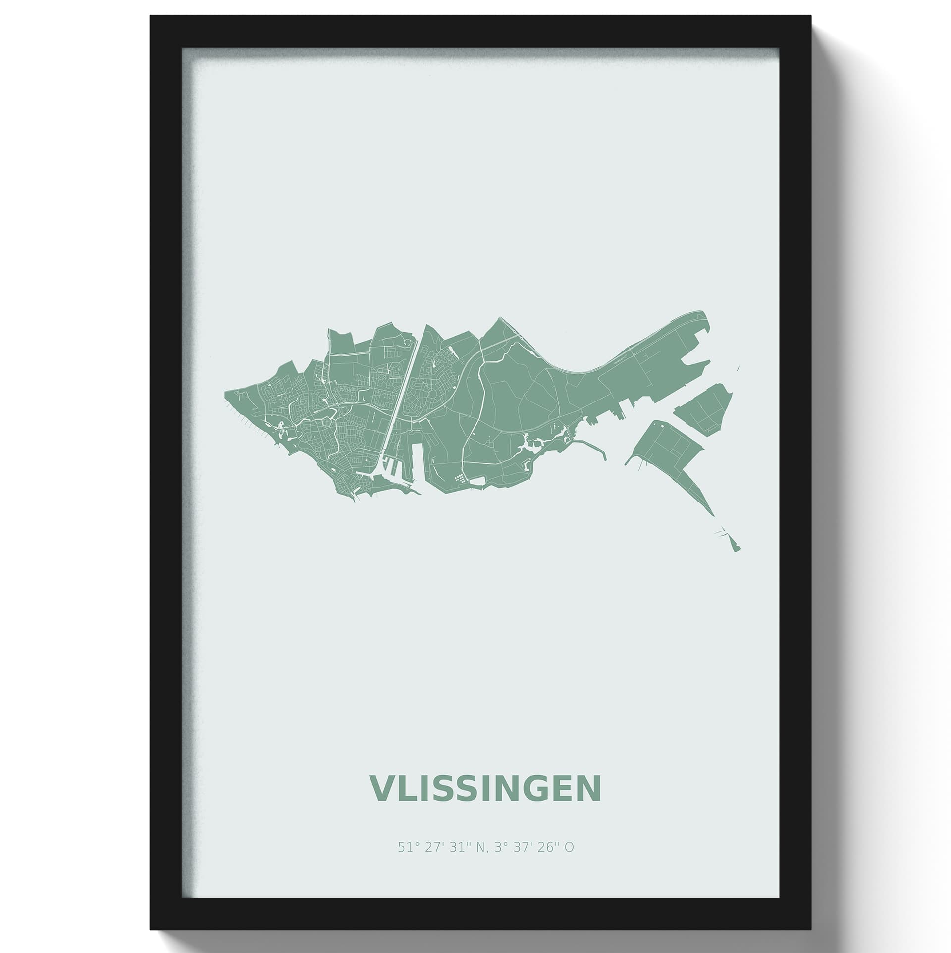 Poster Vlissingen - Groen