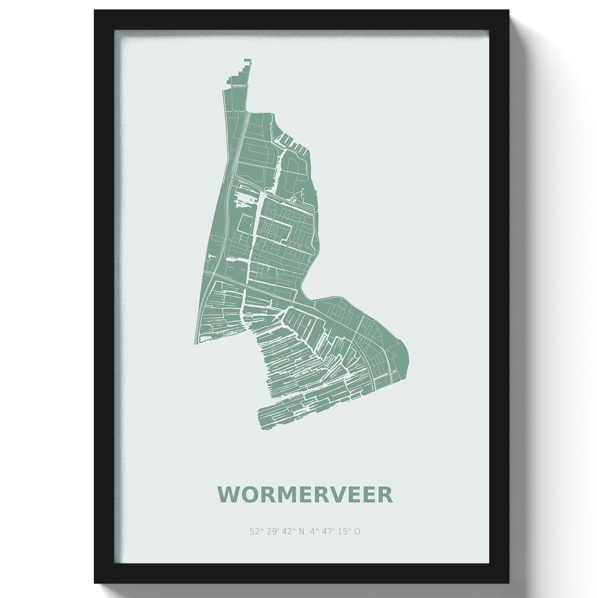 Poster Wormerveer - Groen