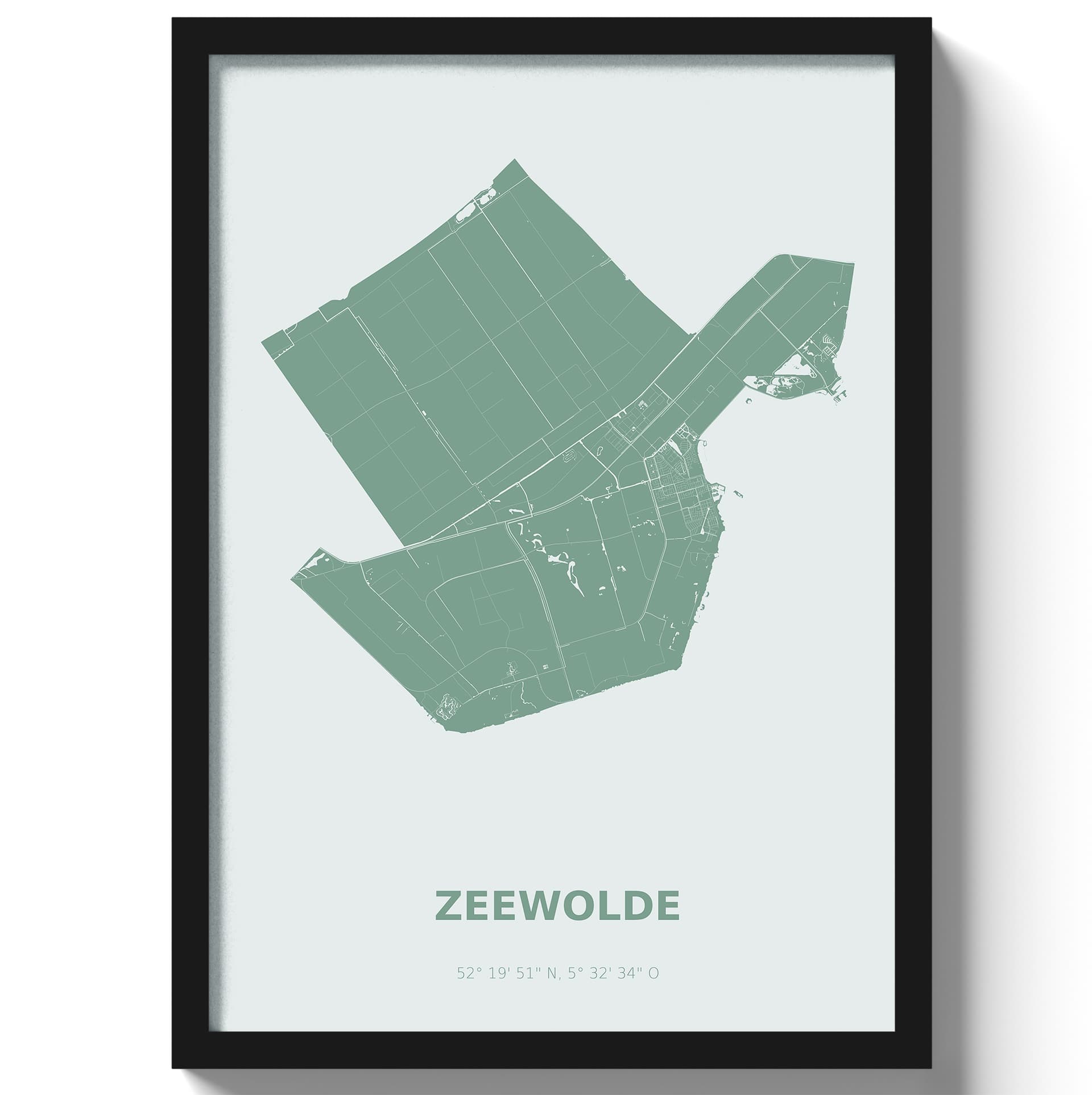 Poster Zeewolde - Groen