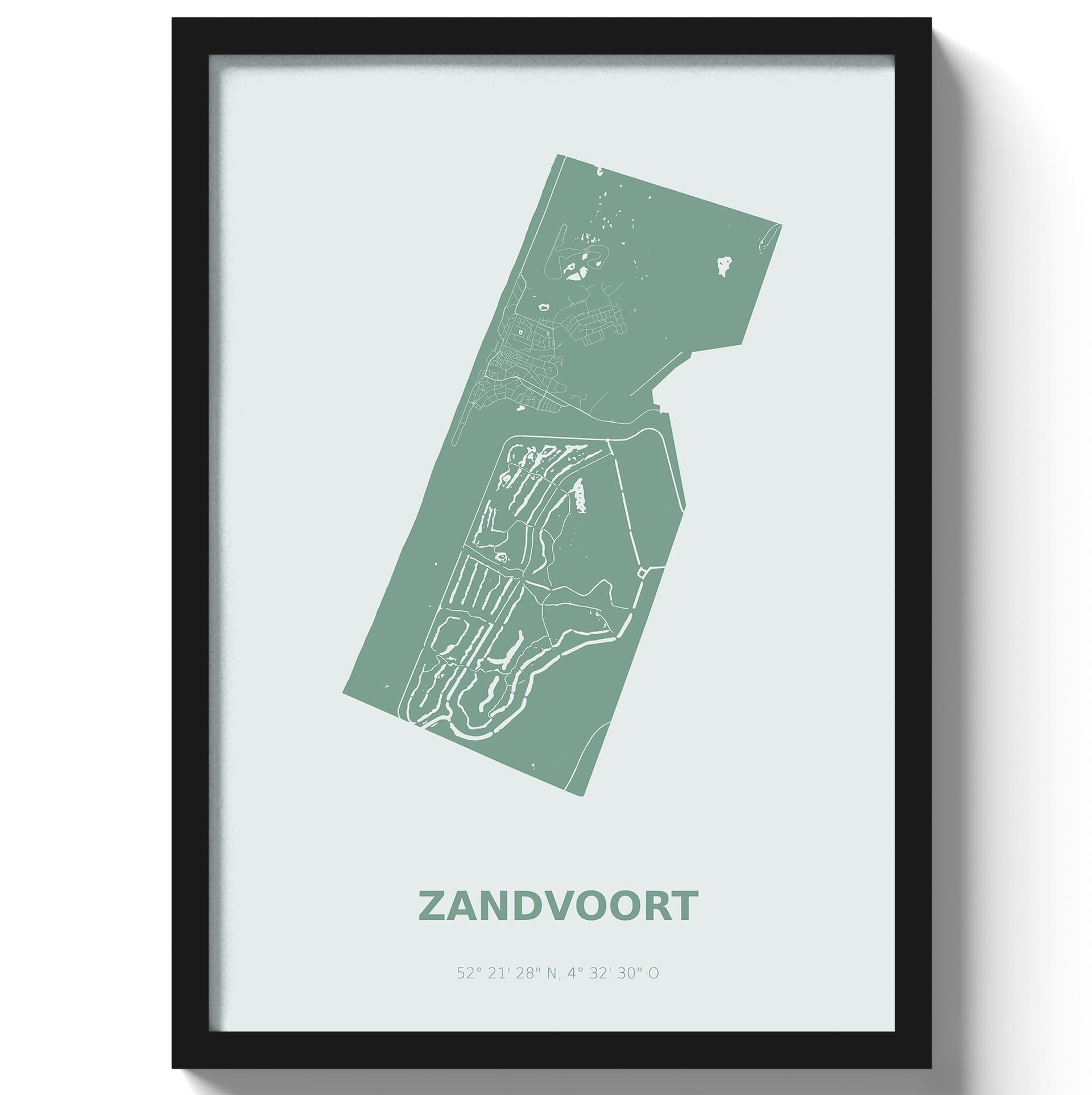 Poster Zandvoort - Groen