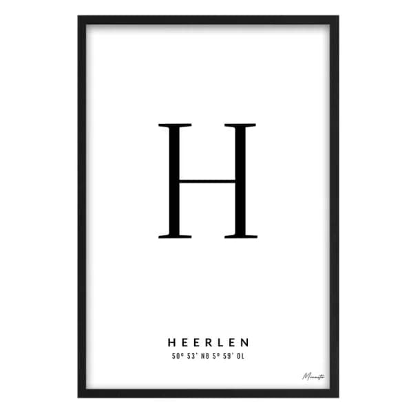 Letter H Heerlen