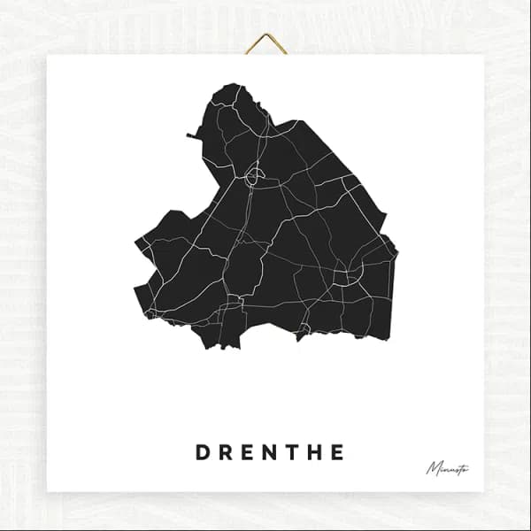 Tegeltje Provincie Drenthe