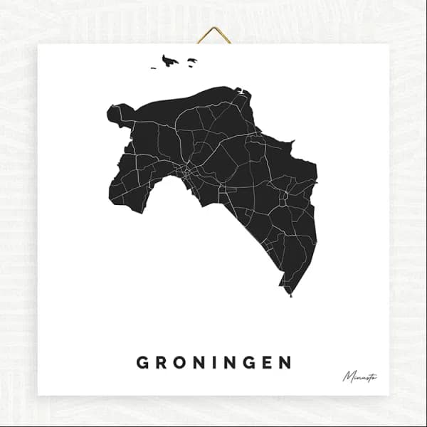 Tegeltje Provincie Groningen