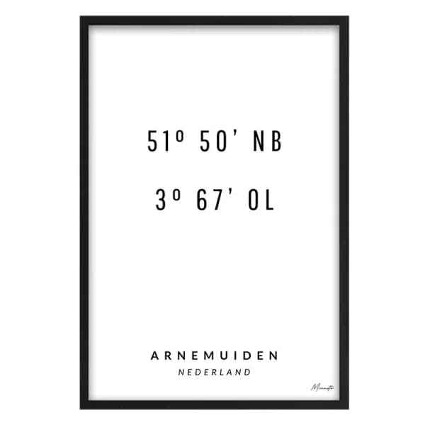 Coordinaten Arnemuiden