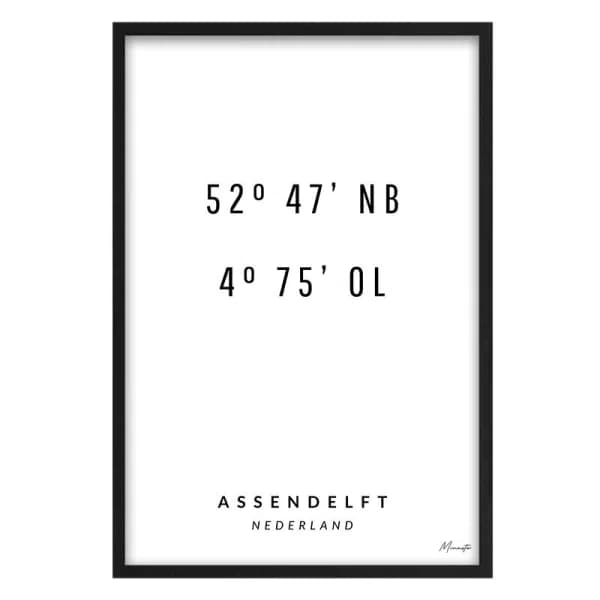 Coordinaten Assendelft