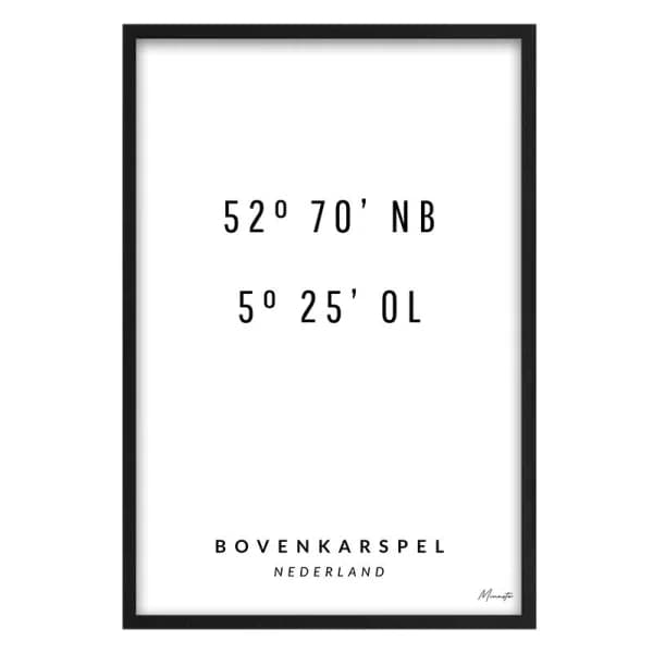 Coordinaten Bovenkarspel