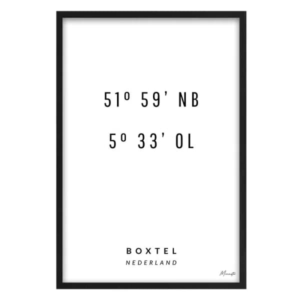 Coordinaten Boxtel