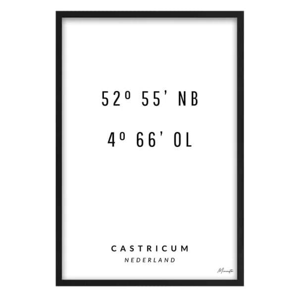 Coordinaten Castricum
