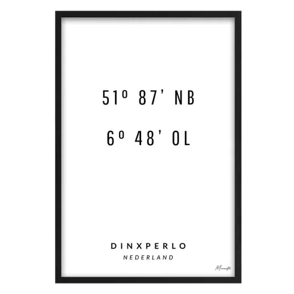 Coordinaten Dinxperlo