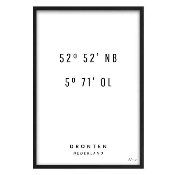 Coordinaten Dronten