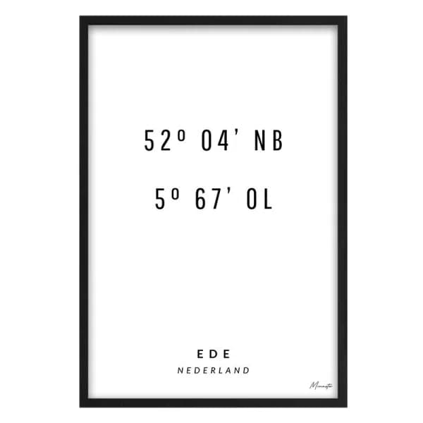 Coordinaten Ede