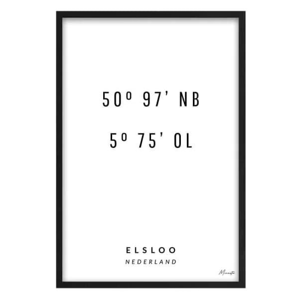 Coordinaten Elsloo