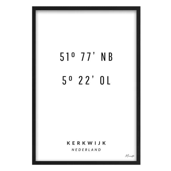 Coordinaten Kerkwijk